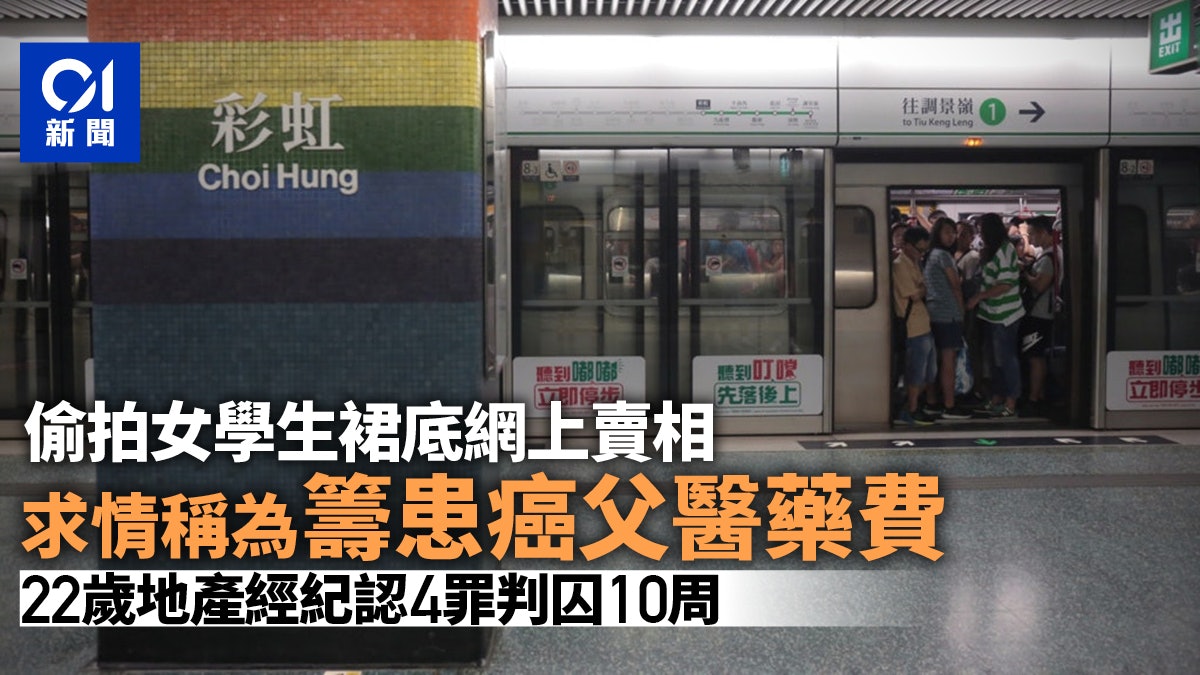 經紀偷拍女學生裙底照 稱放售為籌集患癌父醫藥費 判囚10周 經紀偷拍女學生裙底照 稱放售為籌集患癌父醫藥費 判囚10周