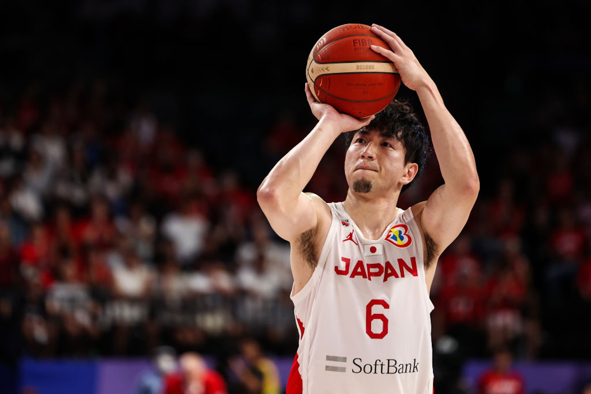 江之島慎三分手感絕佳,7射6中。(Getty Images) 江之島慎三分手感絕佳,7射6中。(Getty Images)