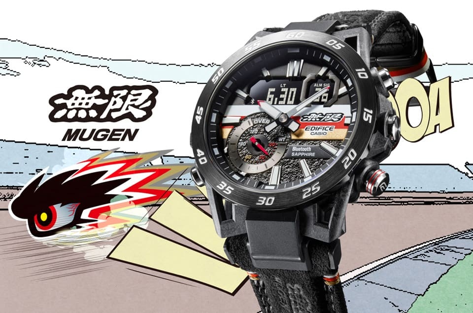 G-SHOCK與「無限MUGEN」推聯名手錶日本賽車靈魂注入面盤、錶帶