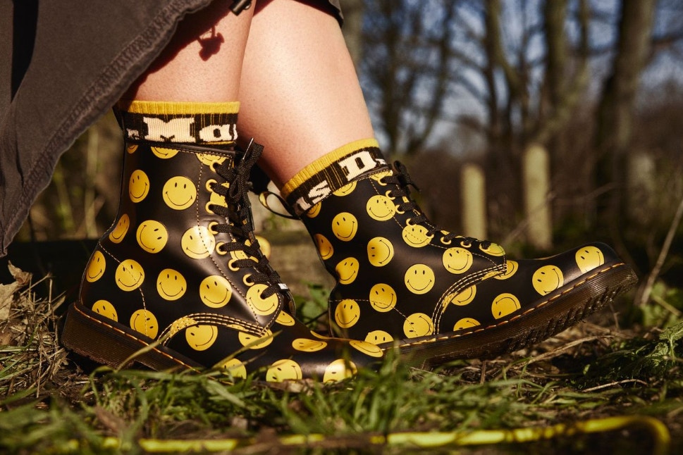 DR.MARTENS聯乘SMILEY系列延續A$AP Rocky、KAPITAL哈哈笑美學