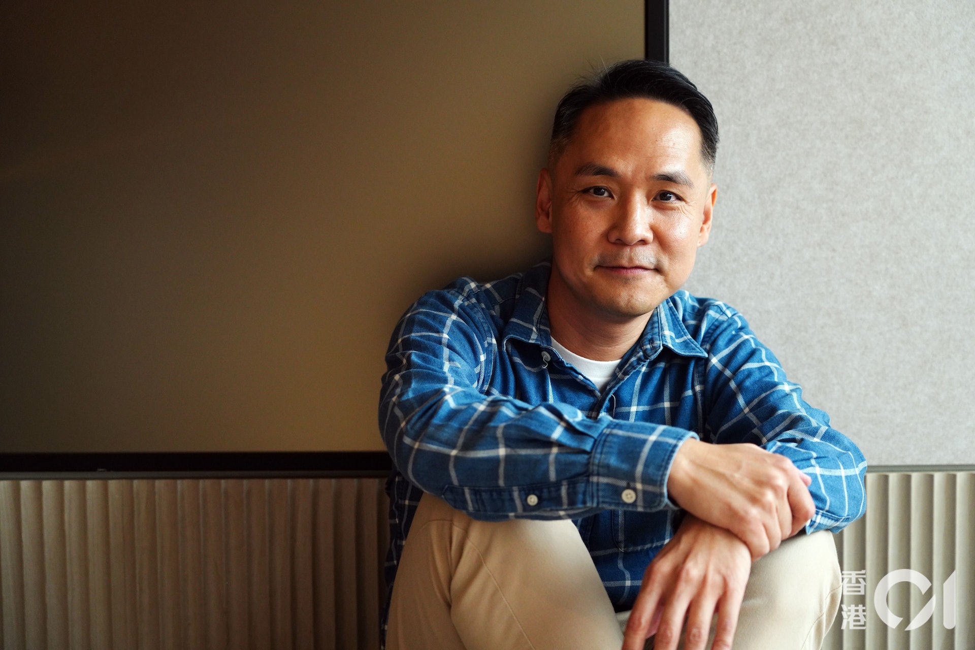 區焯文認為父子親情的故事最能夠打動自己,於是寫成了《說笑之人》。(莫匡堯 攝) 區焯文認為父子親情的故事最能夠打動自己,於是寫成了《說笑之人》。(莫匡堯 攝)