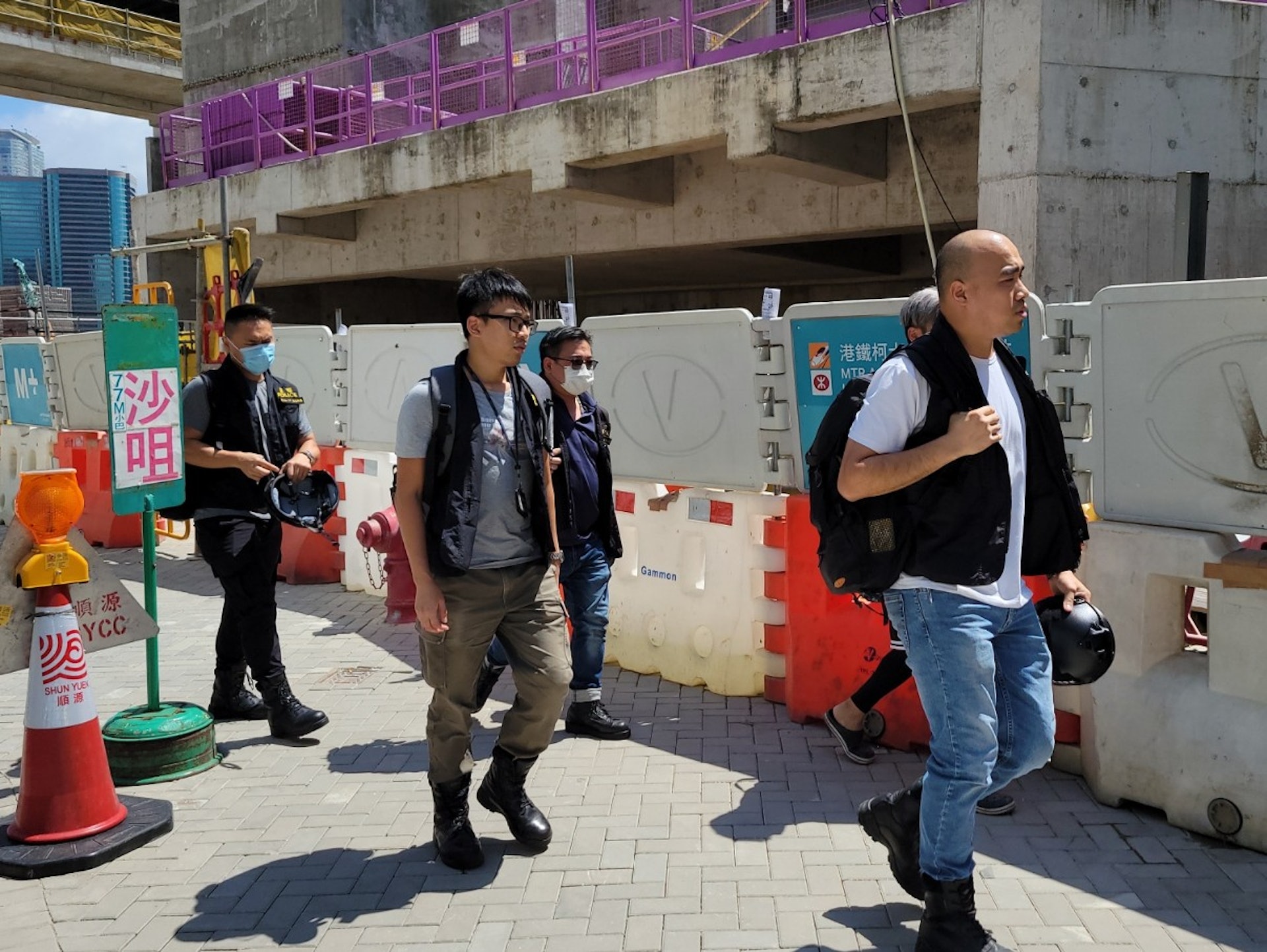柯士甸道西1號地盤地底兩死工業意外疑點重重,交由油尖警區重案組跟進,不排除涉及人為疏忽,正從刑責方向調查。(資料圖片/蔡正邦攝) 柯士甸道西1號地盤地底兩死工業意外疑點重重,交由油尖警區重案組跟進,不排除涉及人為疏忽,正從刑責方向調查。(資料圖片/蔡正邦攝)