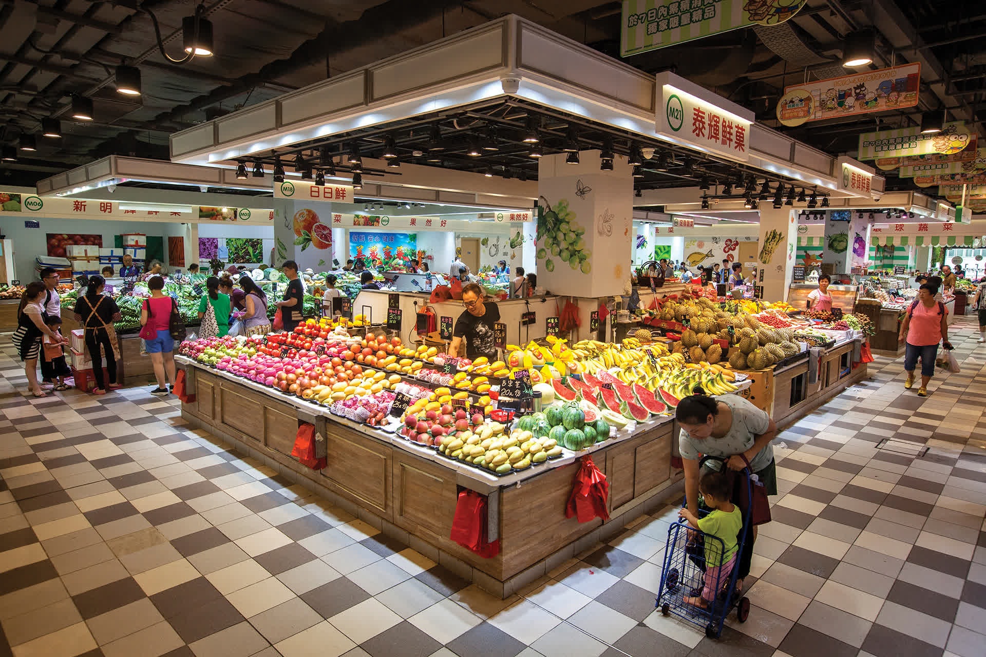 領展街市於環境衞生及舒適方面得分較高。(資料圖片) 領展街市於環境衞生及舒適方面得分較高。(資料圖片)