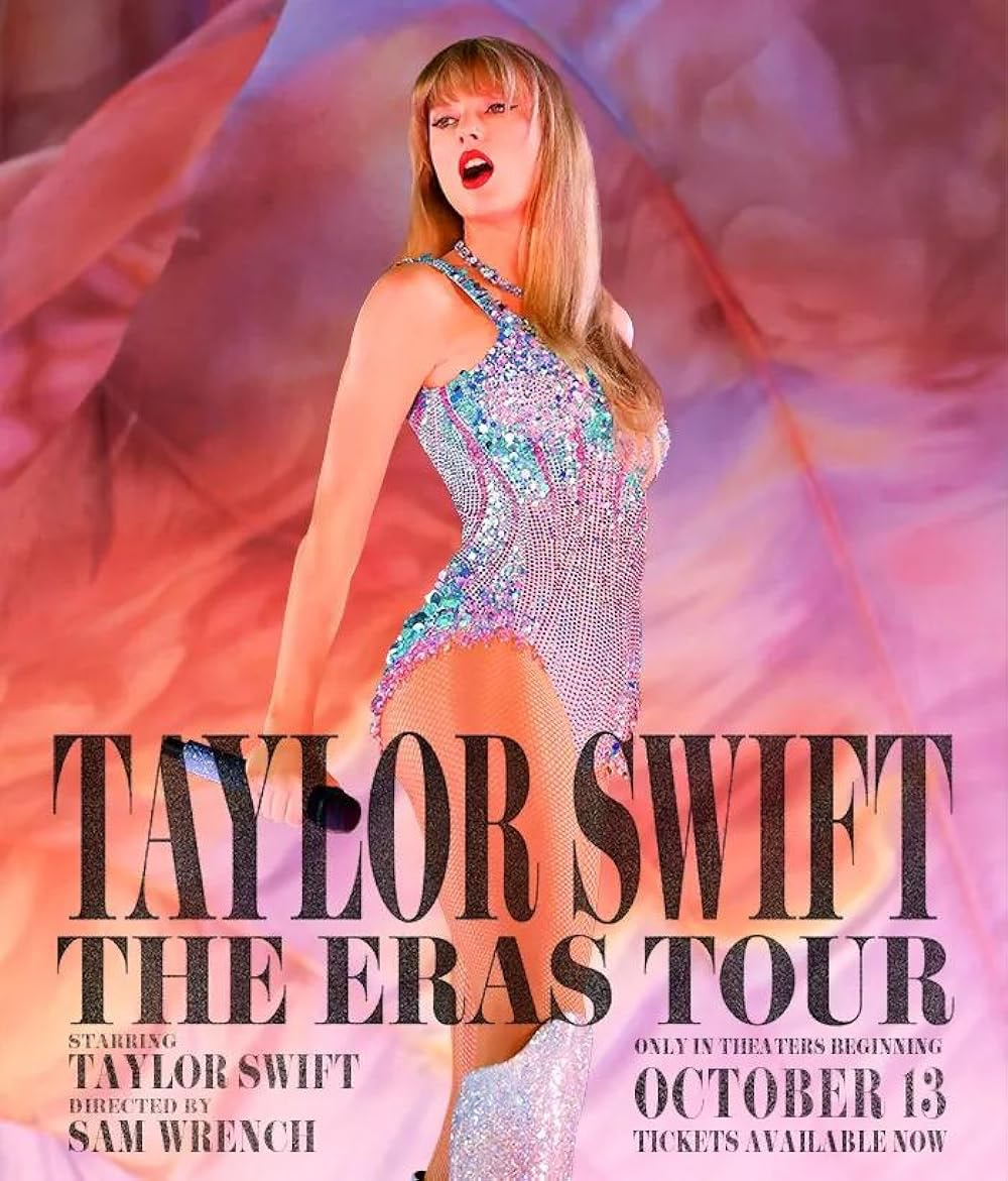 Taylor Swift演唱會電影，10月13北美上映。（網上圖片）