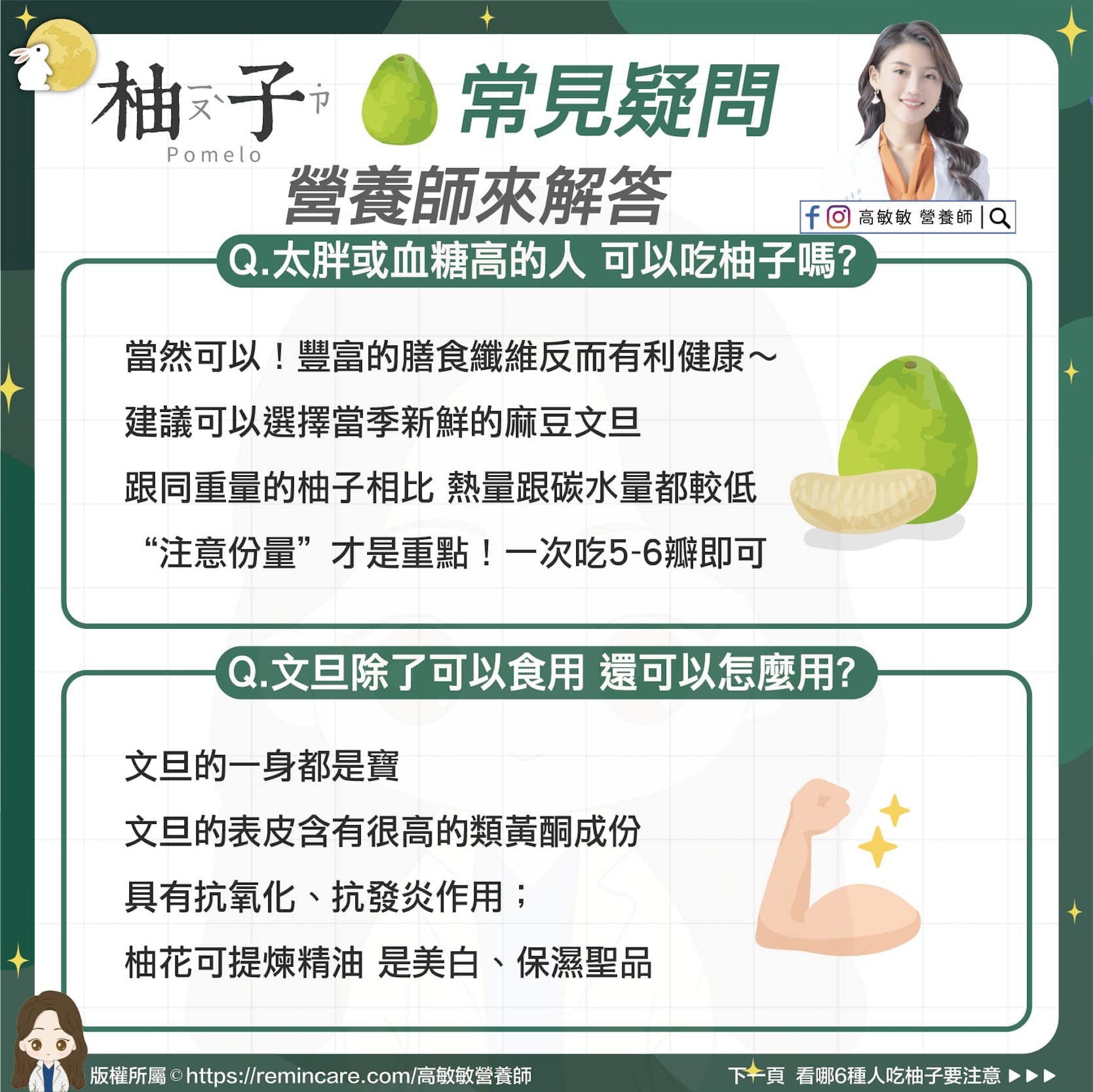 中秋柚子
(圖片來源:營養師高敏敏) 中秋柚子
(圖片來源:營養師高敏敏)