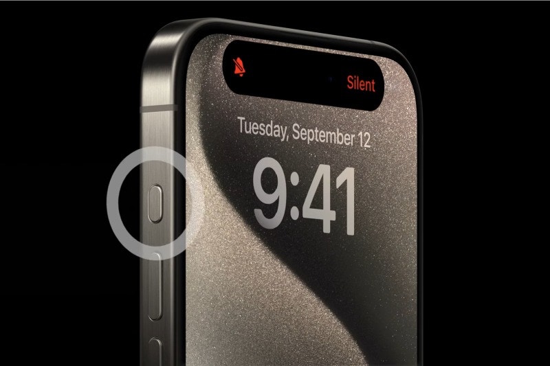 iPhone 15 Pro推出全新的「動作按鈕」（Action Button）（apple）