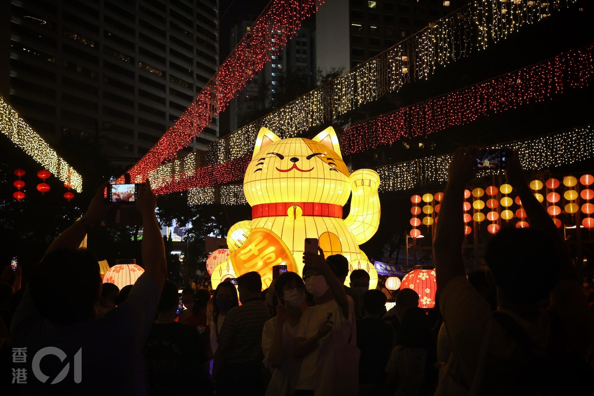 往年的維園中秋晚會(李澤彤攝) 往年的維園中秋晚會(李澤彤攝)