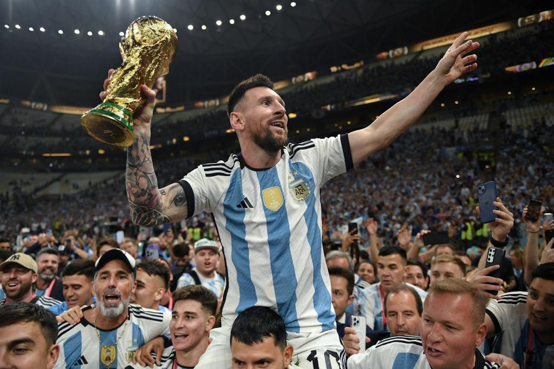 2022世界盃在卡塔爾舉行,美斯帶領阿根廷再次封王。(Getty Images) 2022世界盃在卡塔爾舉行,美斯帶領阿根廷再次封王。(Getty Images)