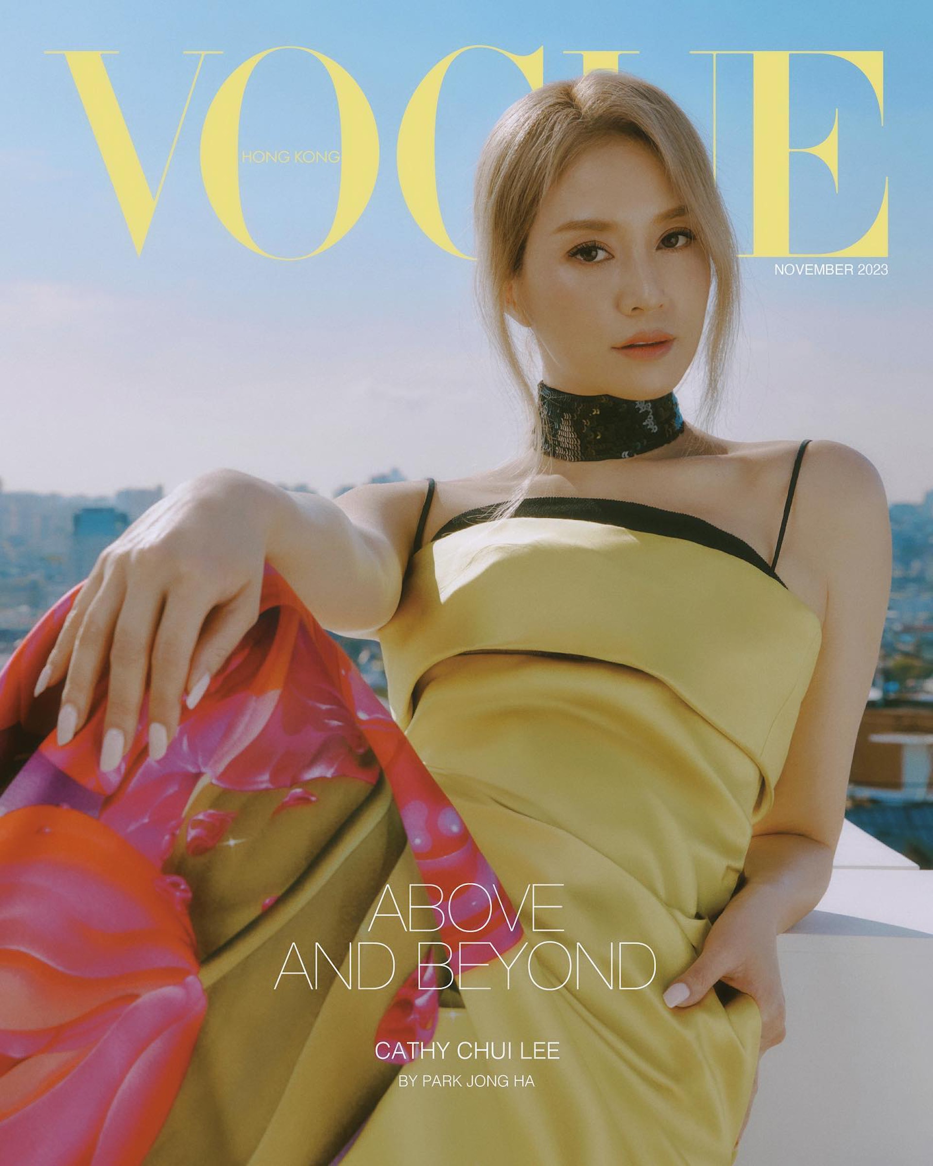 徐子淇染上金髮後,顯得更年輕,甚有韓團少女感。(《VOGUE》授權轉載) 徐子淇染上金髮後,顯得更年輕,甚有韓團少女感。(《VOGUE》授權轉載)