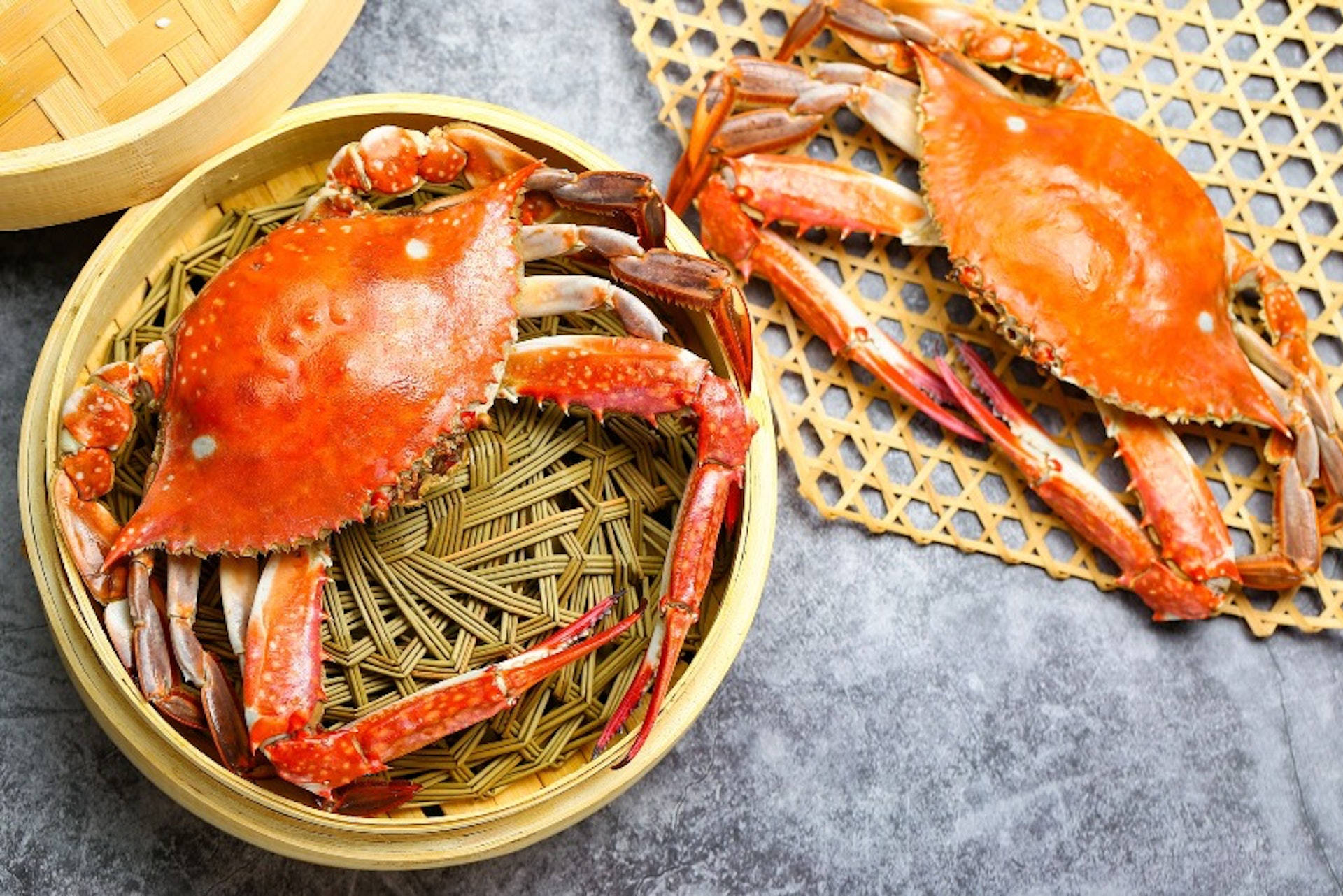 一到九月初,就有大量本地梭子蟹被端上民眾的餐桌。(視覺中國/當代中國授權) 一到九月初,就有大量本地梭子蟹被端上民眾的餐桌。(視覺中國/當代中國授權)