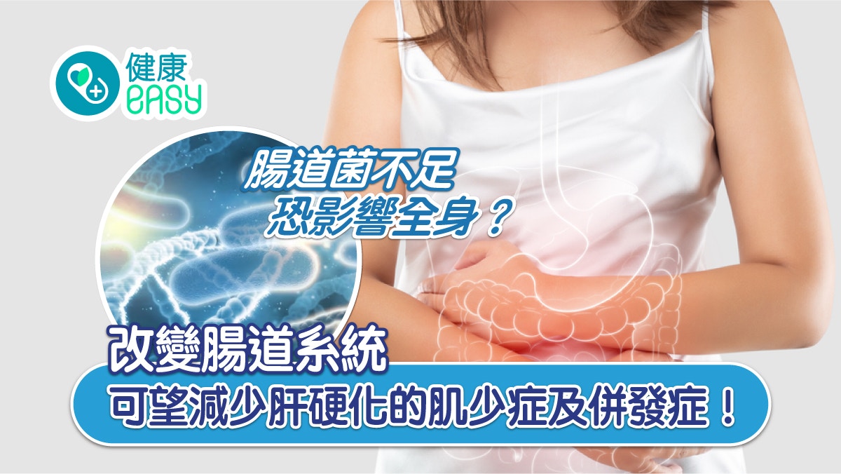 銀髮健康｜腸道菌和老年肌少症有關？肝硬化合併肌少症者3菌較少