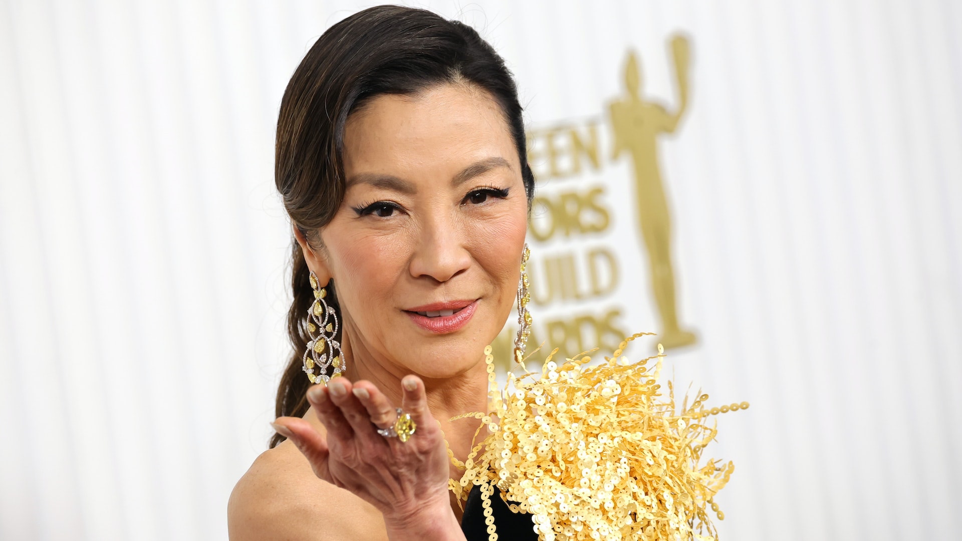 Oscar-winning actress Michelle Yeoh was awarded an honorary doctorate ...