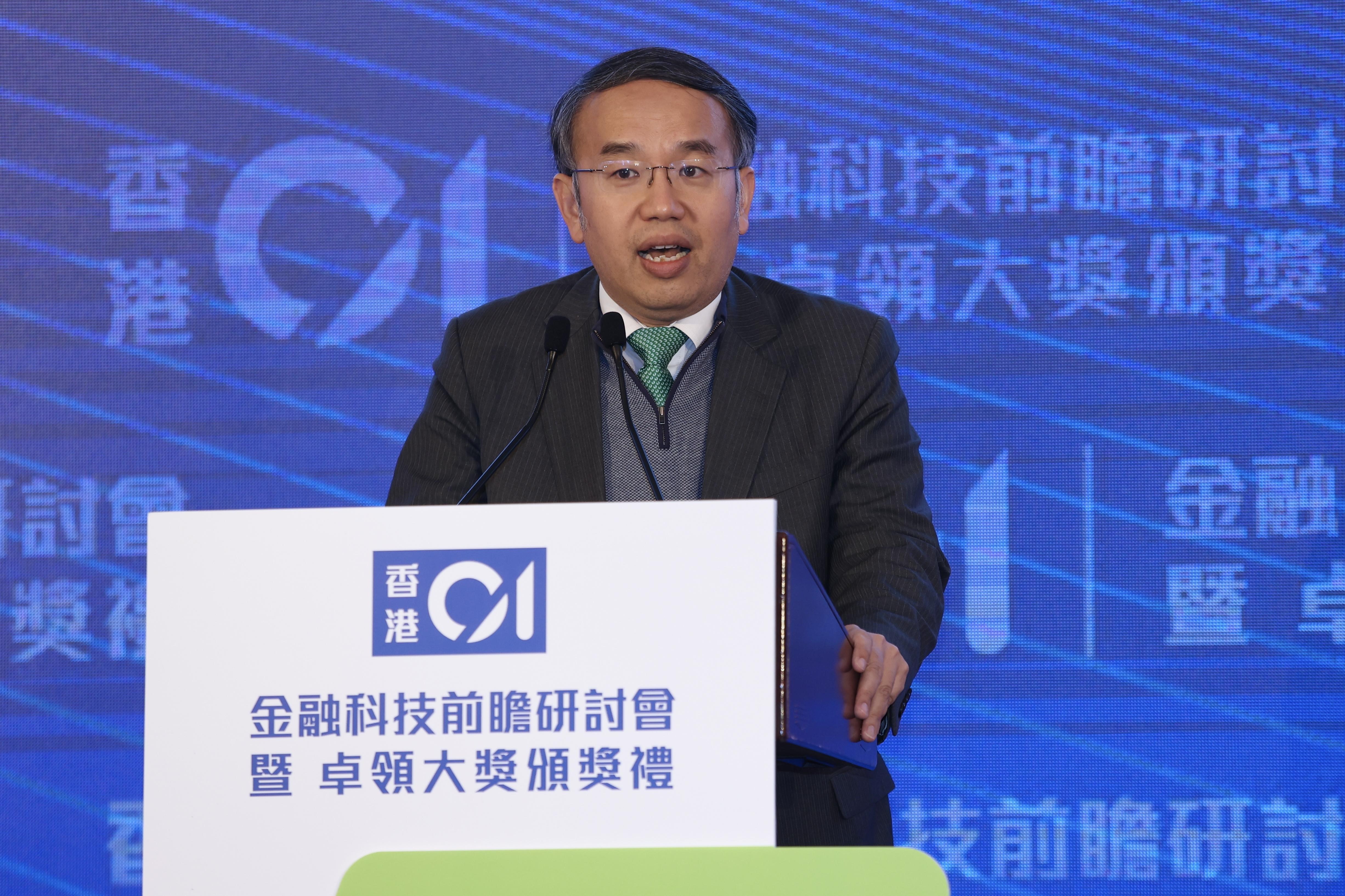 許正宇指,致力為Web3.0和虛擬資產產業發展創造便利環境。﹙盧翊銘攝﹚ 許正宇指,致力為Web3.0和虛擬資產產業發展創造便利環境。﹙盧翊銘攝﹚