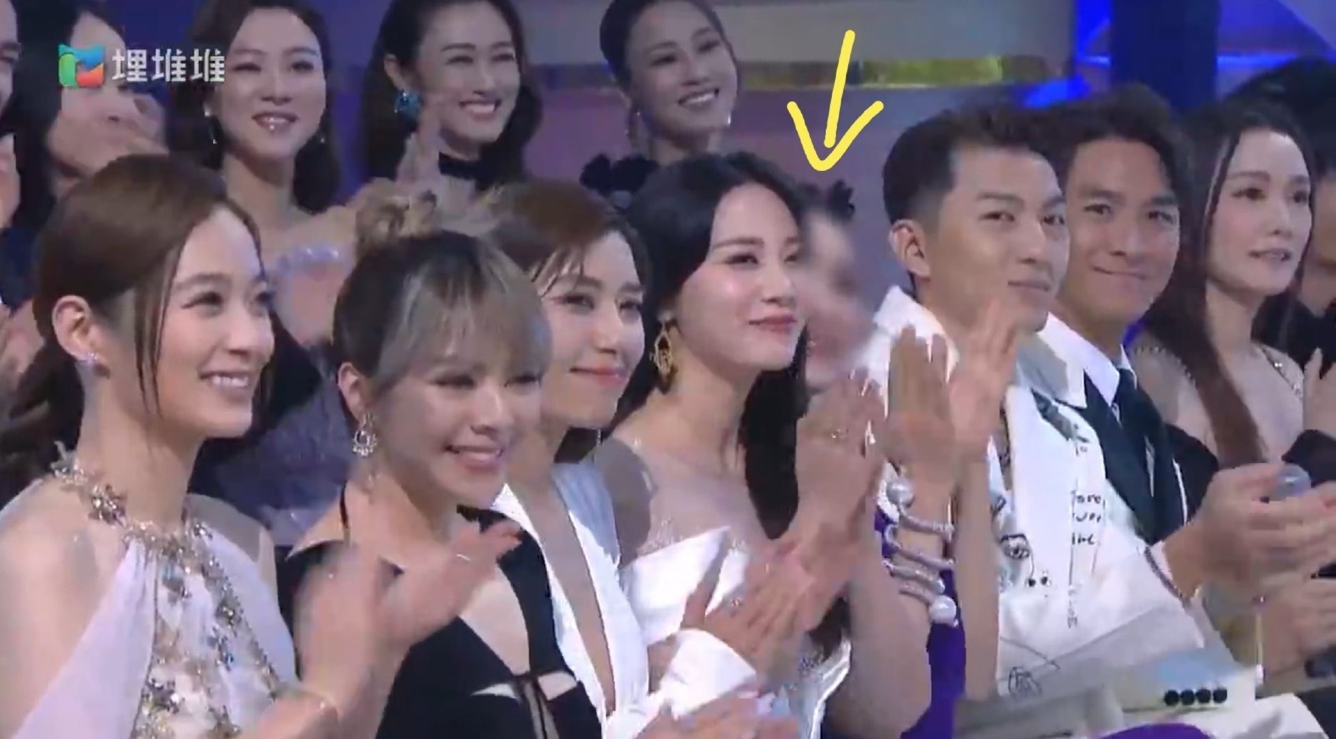 Ali在去年台慶的內地直播版中,已經被打格,更成為敏感詞。(影片截圖)