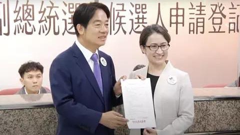 台灣大選|賴清德蕭美琴完成參選登記 賴重申:不走「一中」老路 台灣大選|賴清德蕭美琴完成參選登記 賴重申:不走「一中」老路