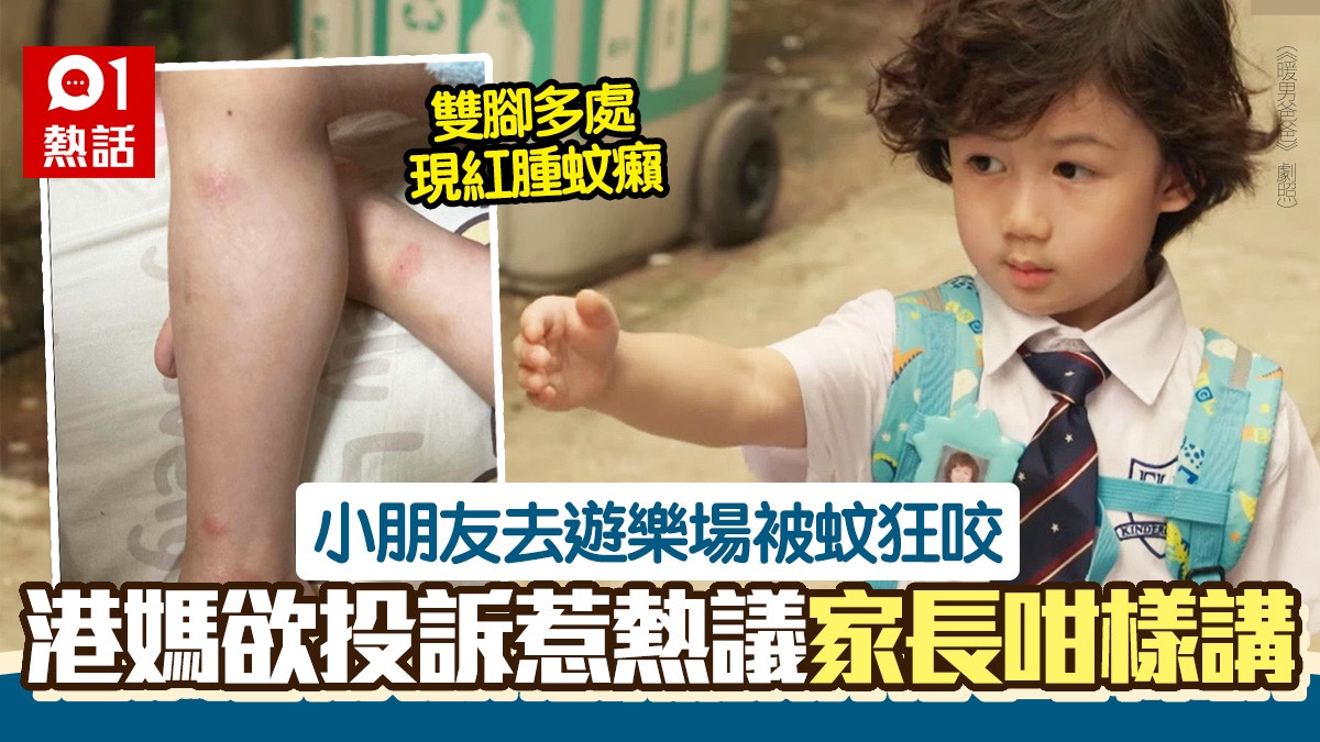 稱孩子到大角咀遊樂場玩留蚊癩：多次俾惡蚊針對　港媽欲投訴惹議