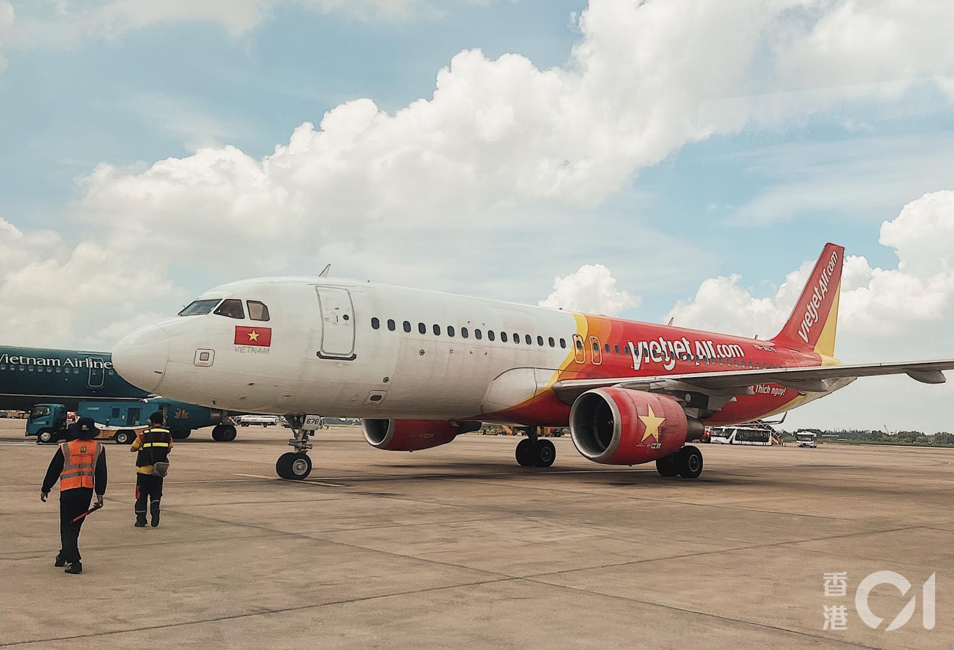 越捷航空有直航,由香港去富國島!(張旭珠攝) 越捷航空有直航,由香港去富國島!(張旭珠攝)