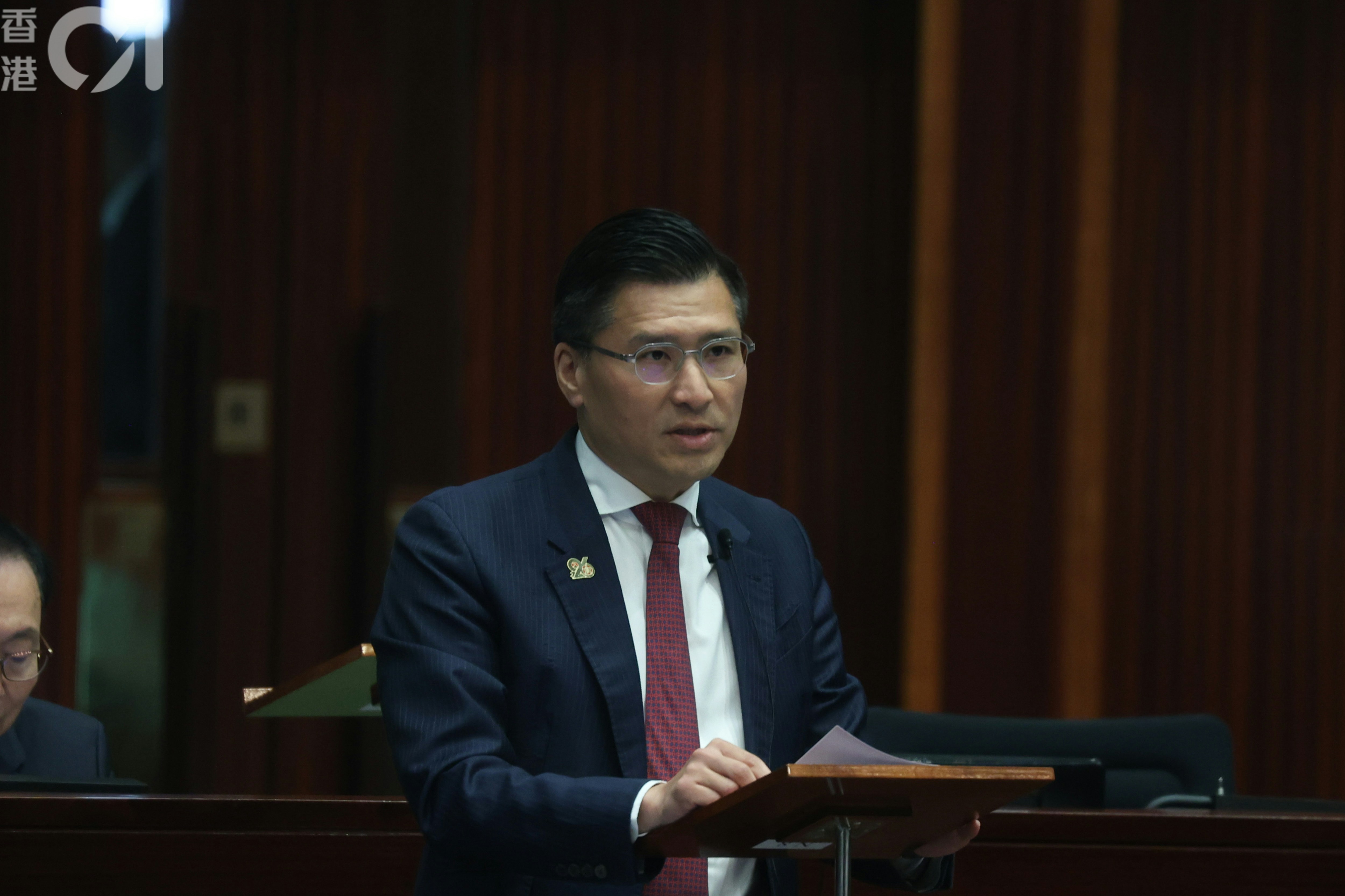 立法會科技創新界議員邱達根。（資料圖片／黃浩謙攝）