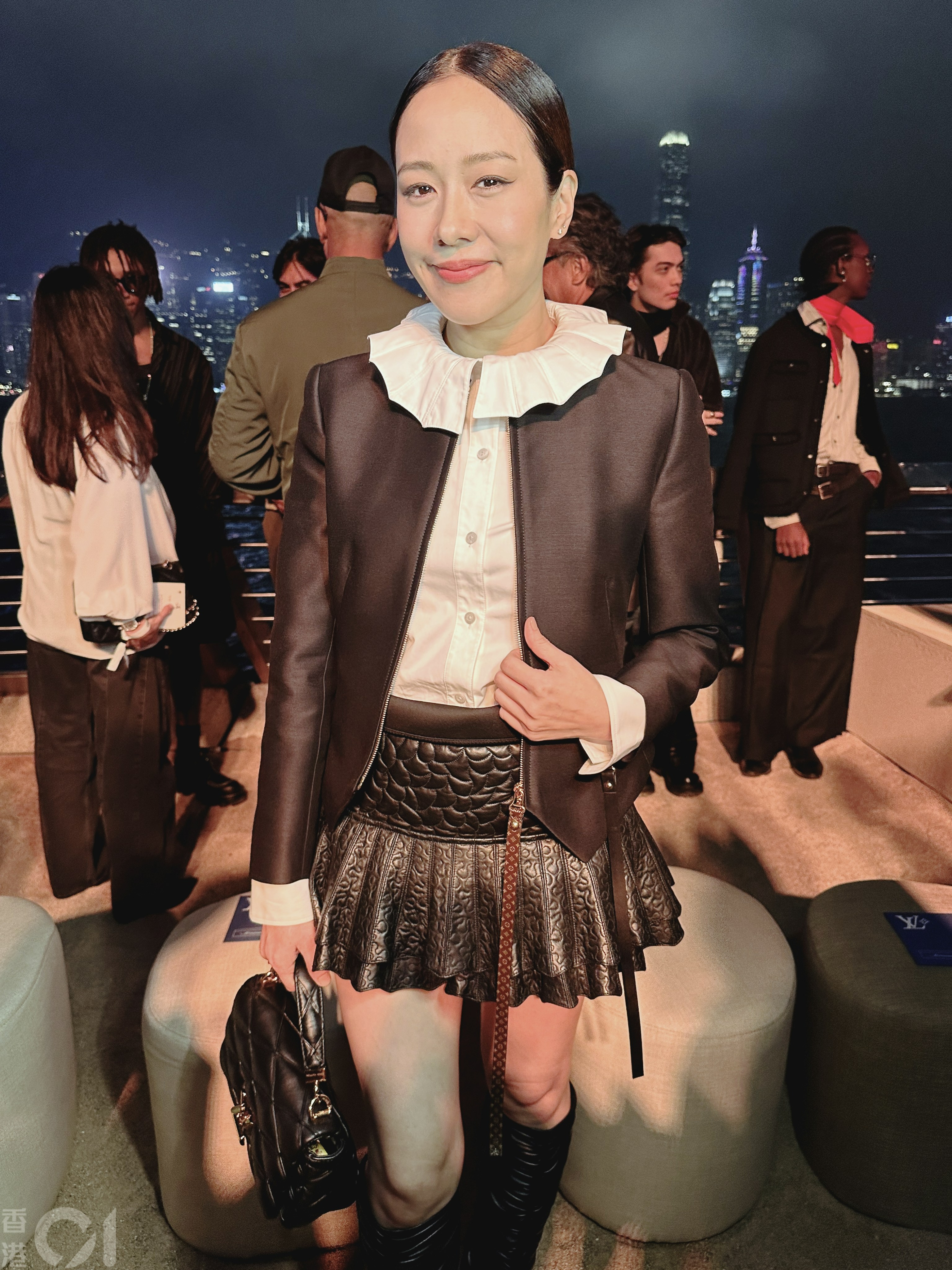 Louis Vuitton 2024早秋男裝時裝秀嘉賓1. 林嘉欣（林卓昕攝）