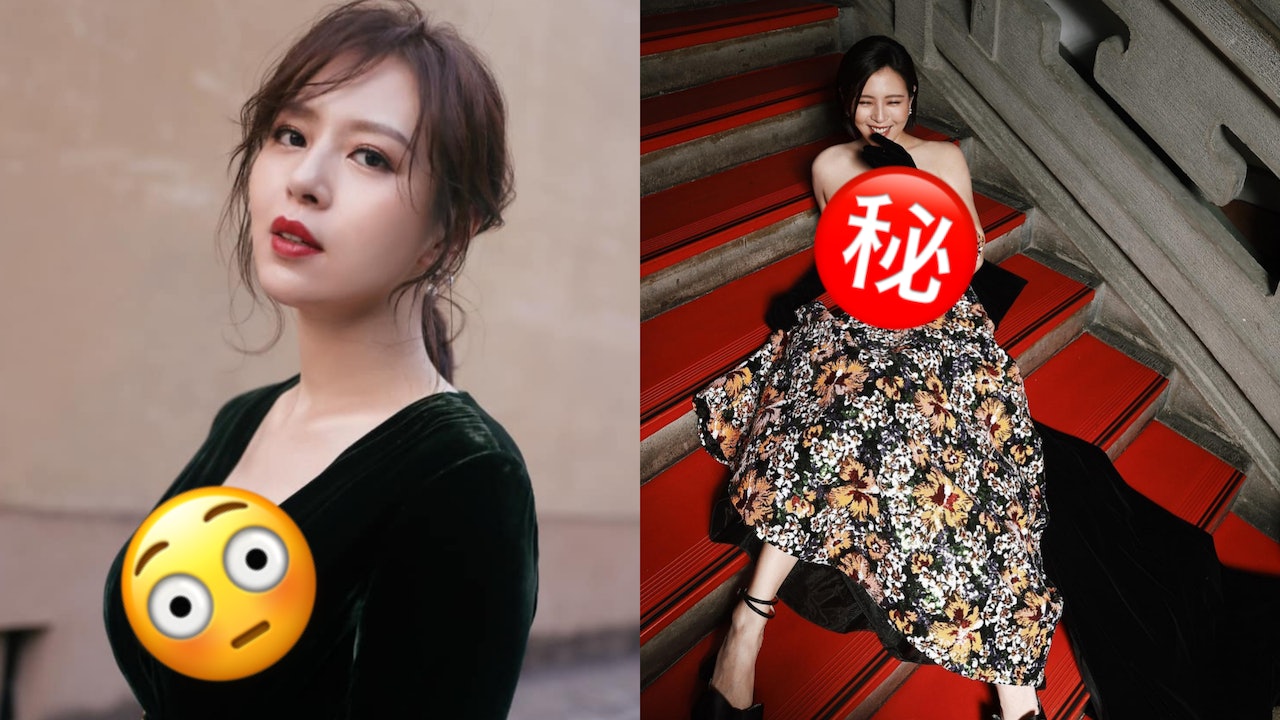 35歲劉品言著黑色Deep V「豐滿身材撐爆衫」IG曬魔鬼視角吸Like