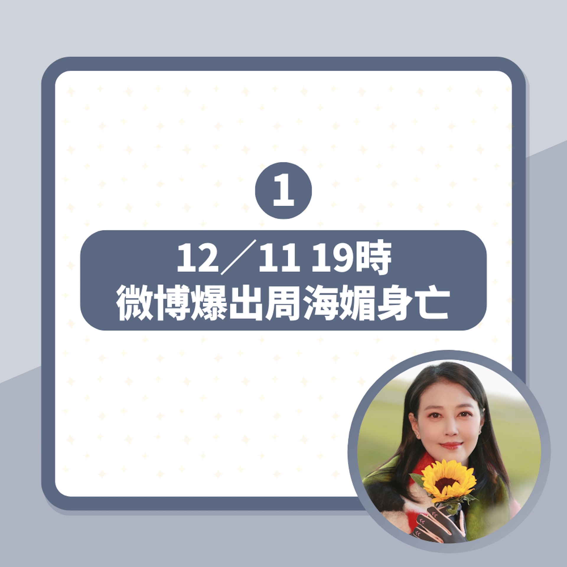 周海媚去世「關鍵27小時」時間軸一文看清(01製圖/微博@周海媚工作室) 周海媚去世「關鍵27小時」時間軸一文看清(01製圖/微博@周海媚工作室)
