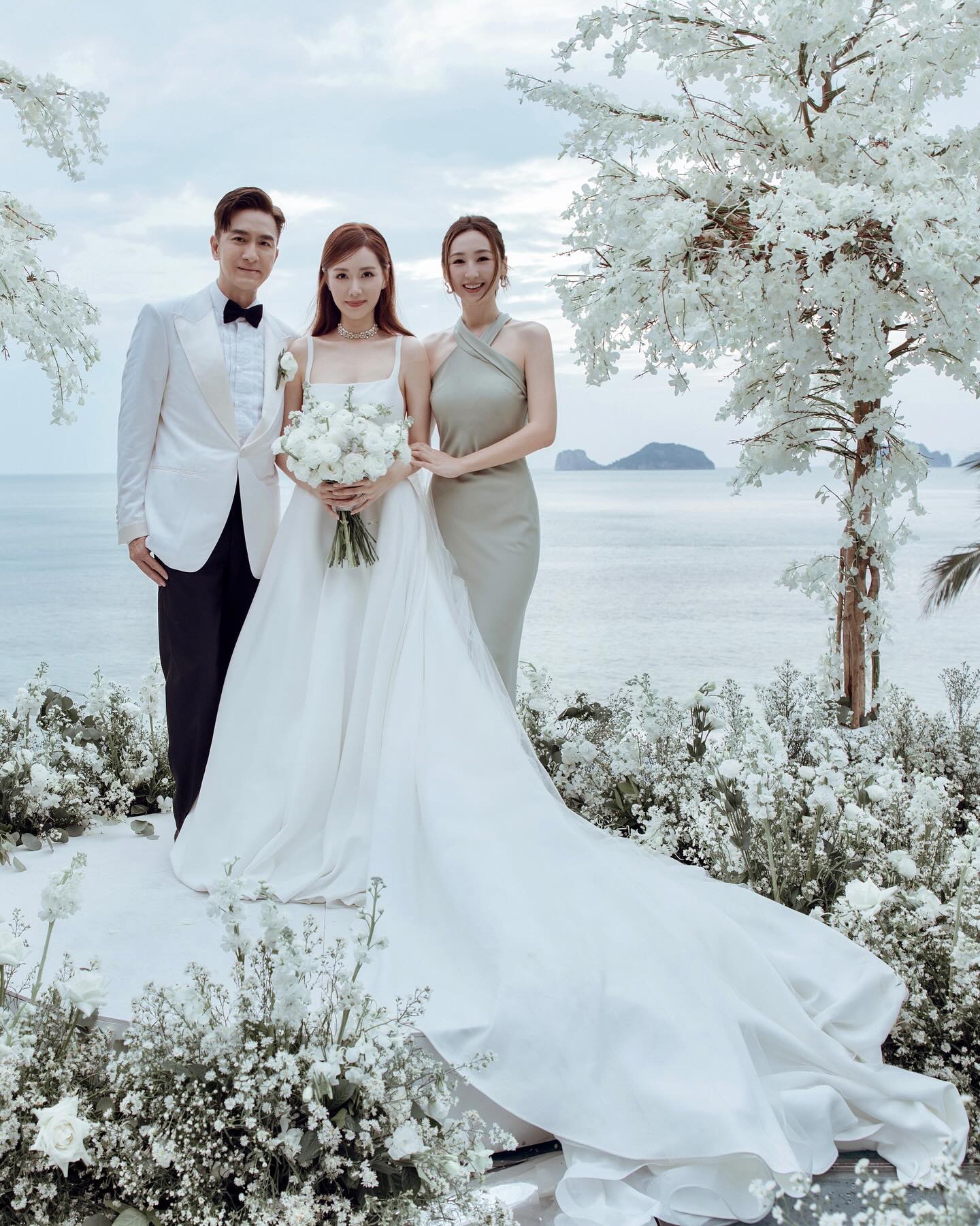 湯洛雯 馬國明湯洛雯結婚｜高海寧突圍而出搶到花球全程笑到見牙唔見眼
