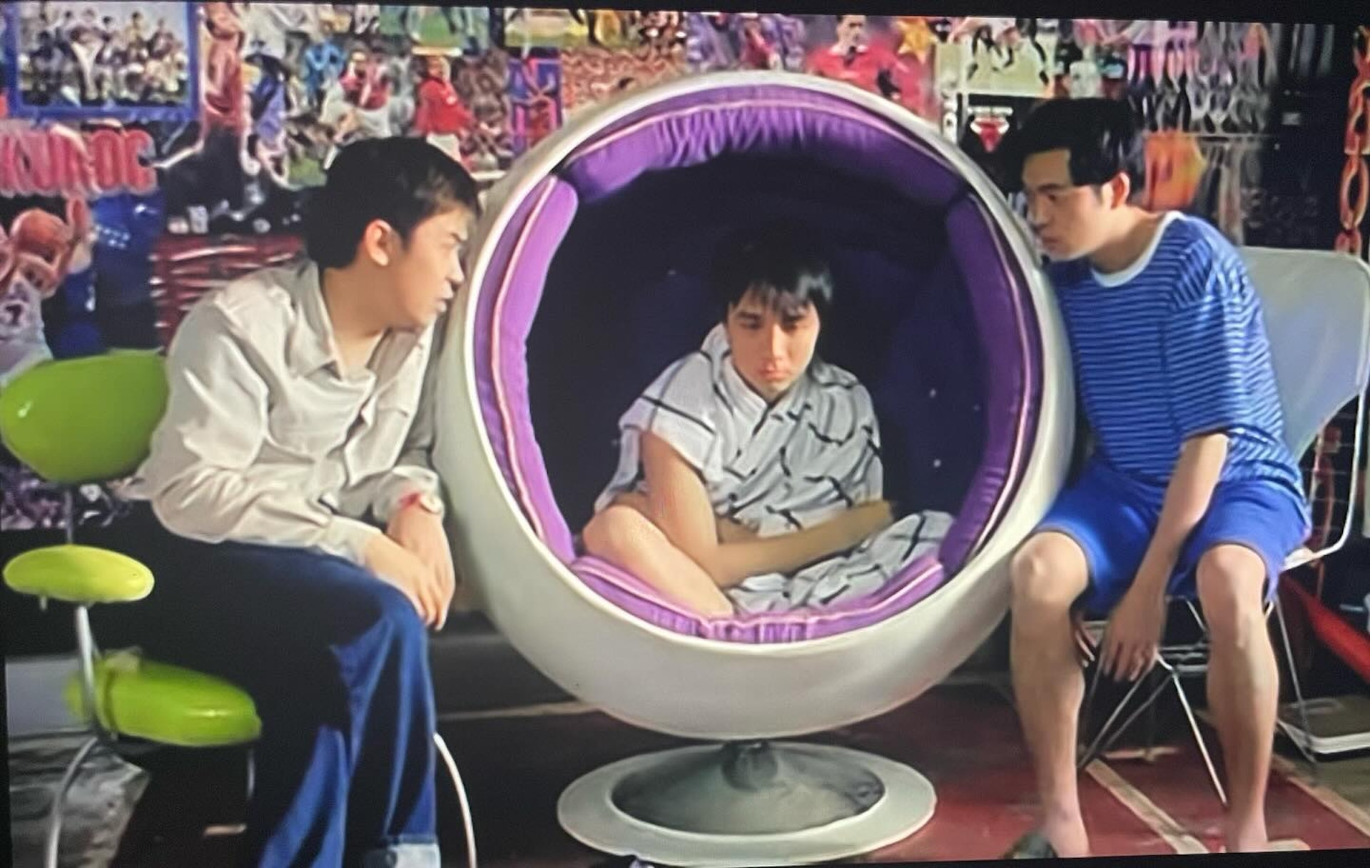 谷德昭上載電影《求戀期》照片,悼念周海媚。(谷德昭FB) 谷德昭上載電影《求戀期》照片,悼念周海媚。(谷德昭FB)