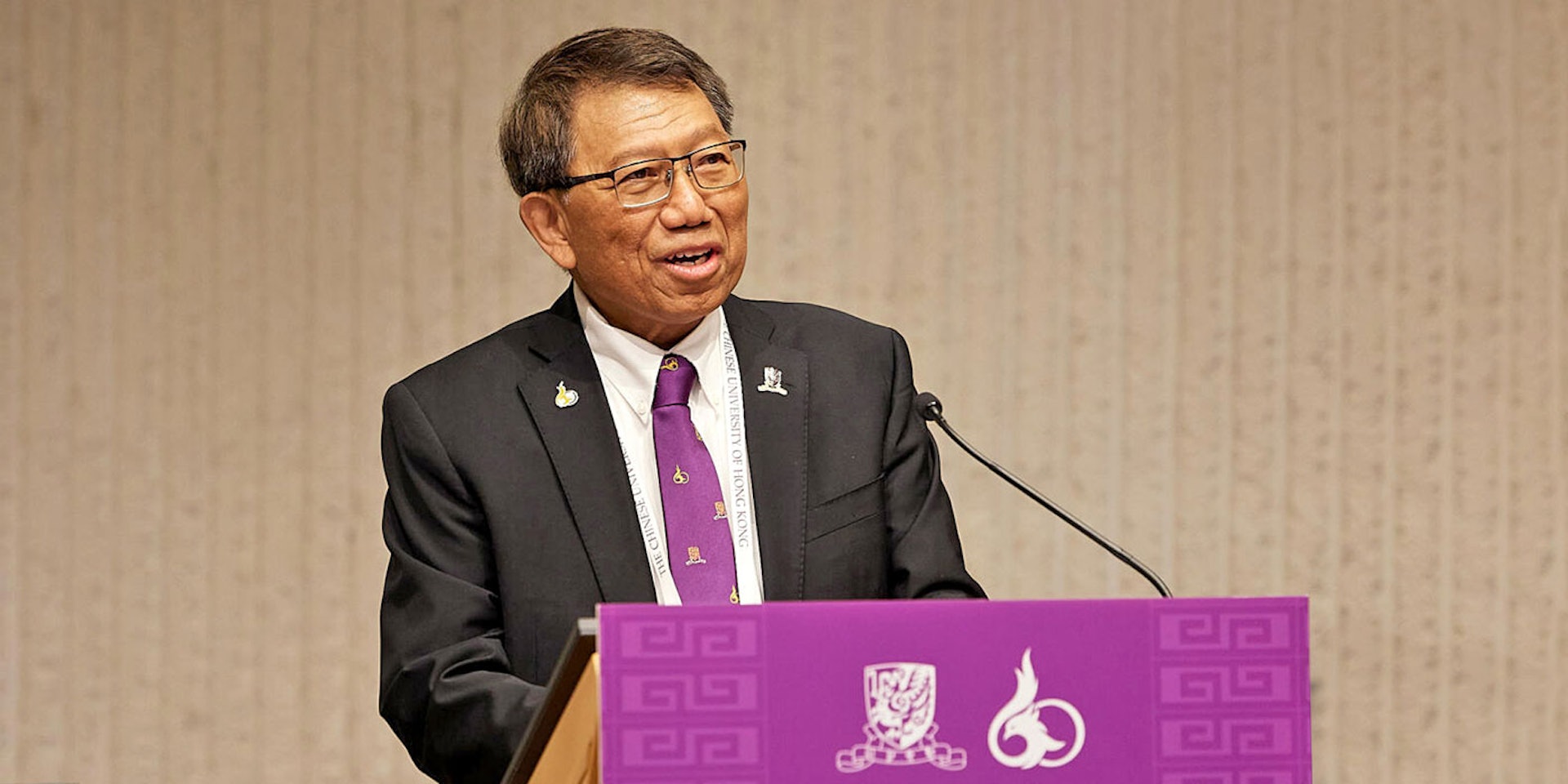 2023年12月9日,中大校長段崇智出席「鑽禧校慶活動:大學校長論壇」活動。(中大網站圖片) 2023年12月9日,中大校長段崇智出席「鑽禧校慶活動:大學校長論壇」活動。(中大網站圖片)