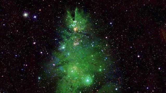 聖誕快樂！NASA分享「聖誕樹星團」照片應節