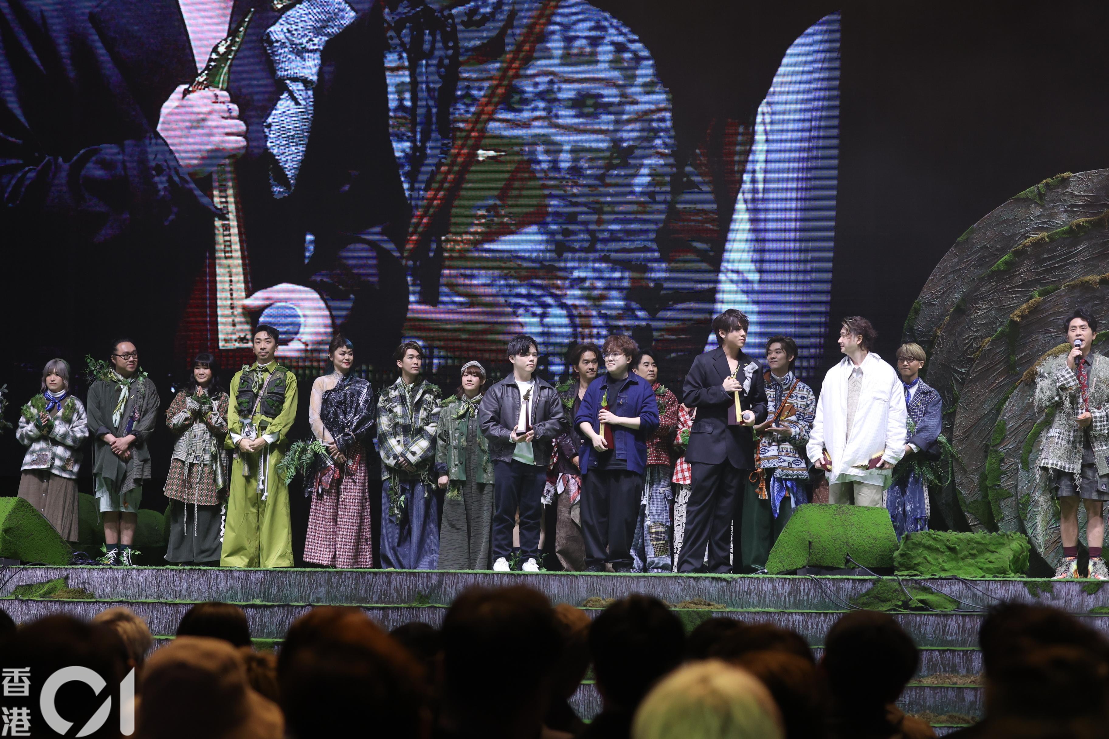 姜濤最後無得表演。（葉志明攝）