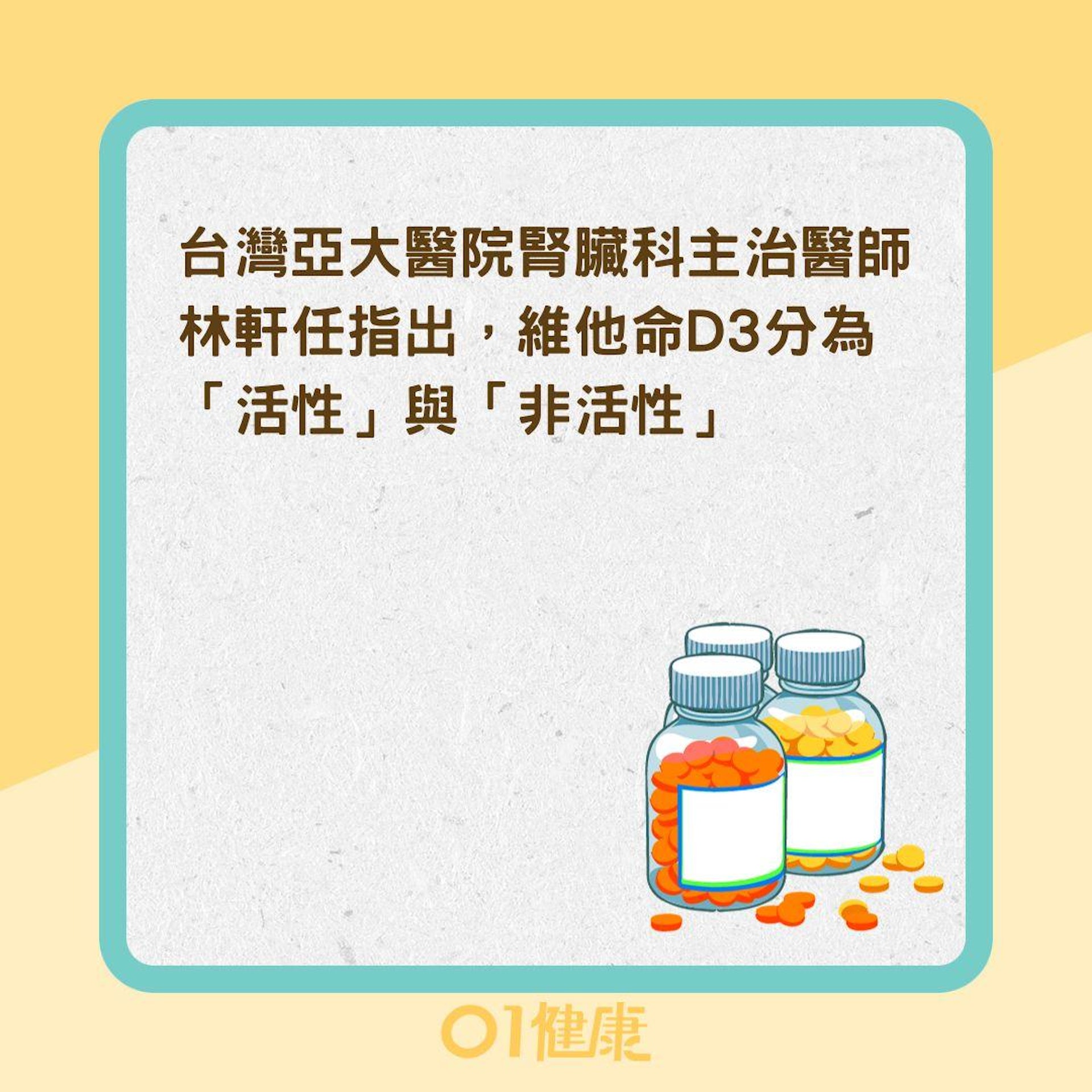 補充維他命D可防骨質疏鬆? (01製圖) 補充維他命D可防骨質疏鬆? (01製圖)