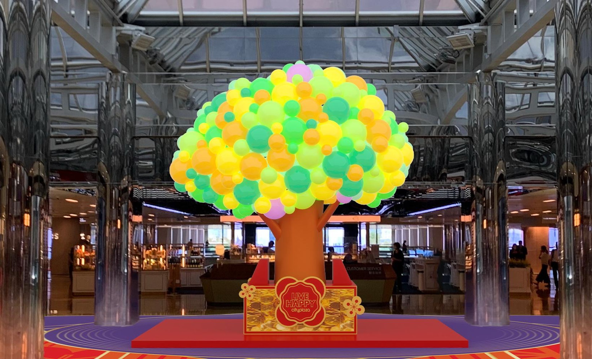 太古城中心「LIVE HAPPY BANK」(圖片來源:太古城中心官方提供) 太古城中心「LIVE HAPPY BANK」(圖片來源:太古城中心官方提供)