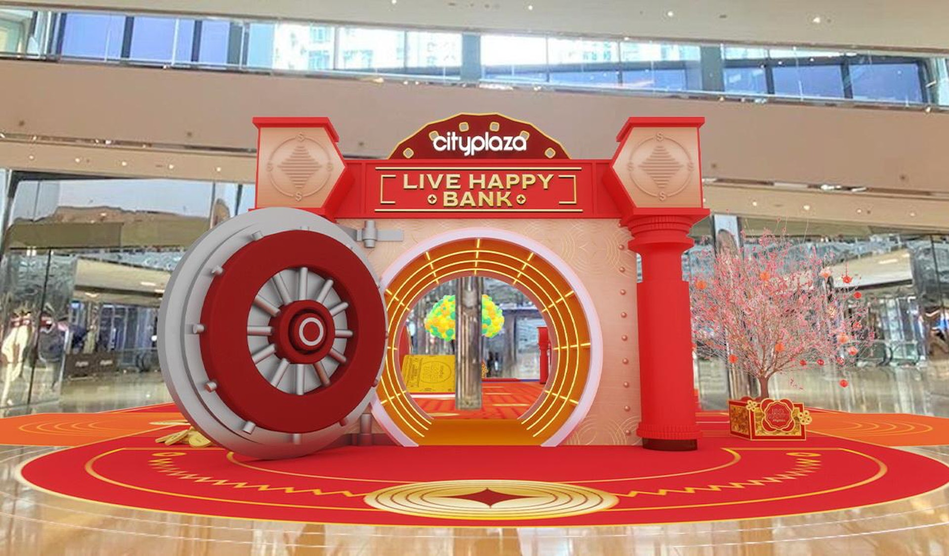 太古城中心「LIVE HAPPY BANK」（圖片來源：太古城中心官方提供）