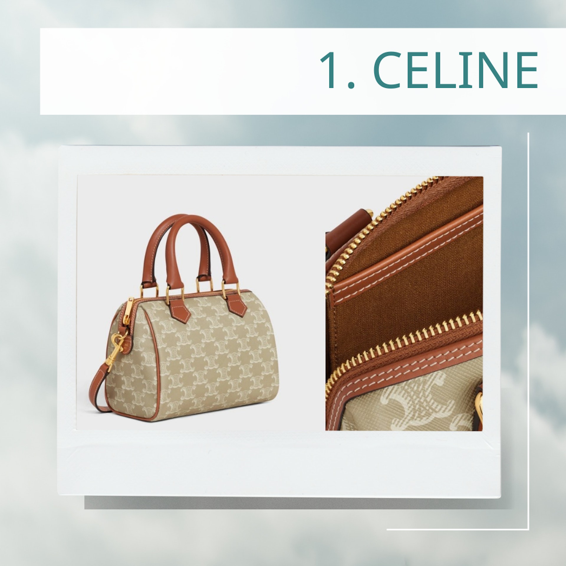 精品波士頓包Top 5(CELINE;01製圖) 精品波士頓包Top 5(CELINE;01製圖)