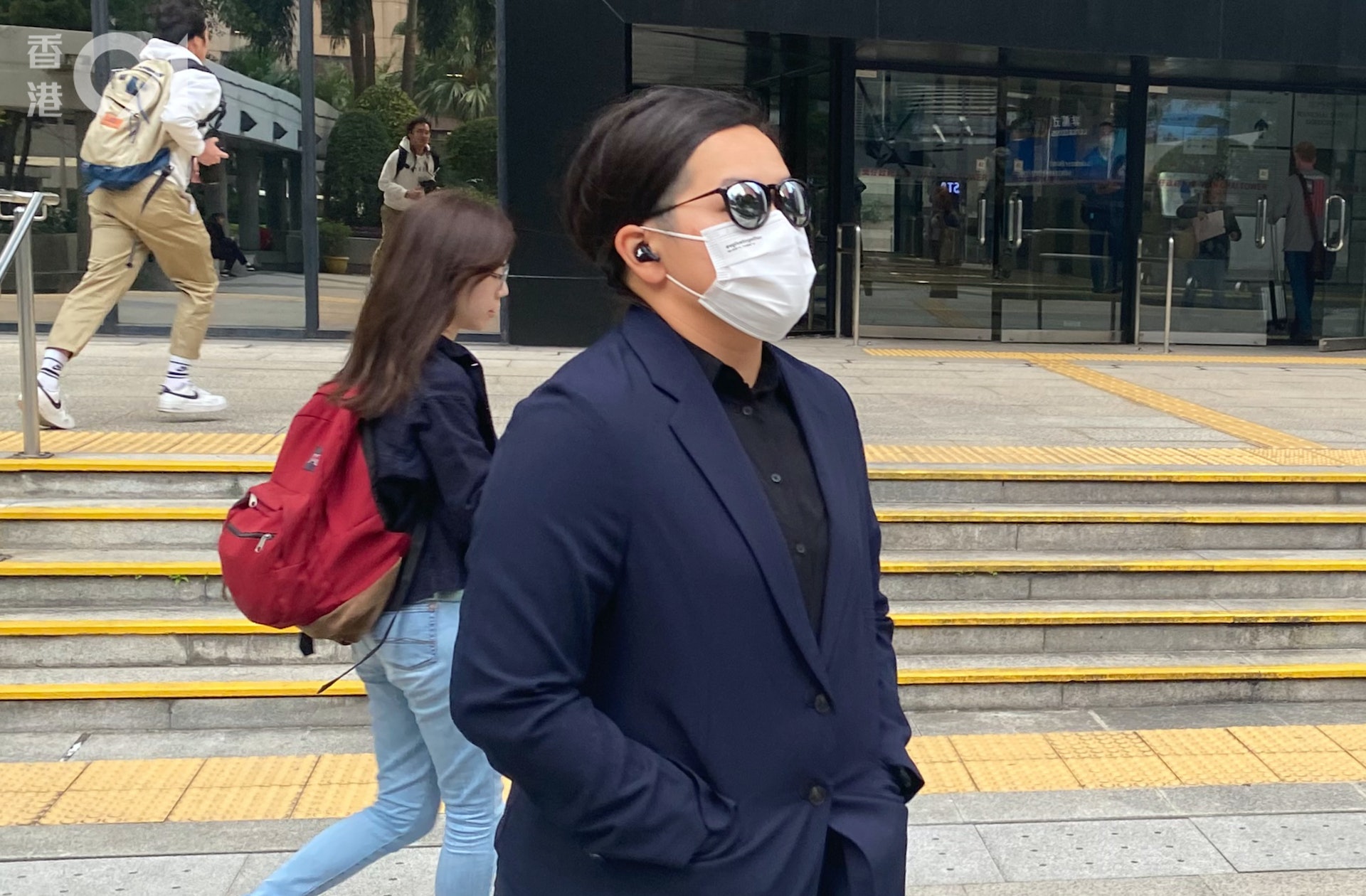 第四被告龐雋詩。(朱棨新攝) 第四被告龐雋詩。(朱棨新攝)