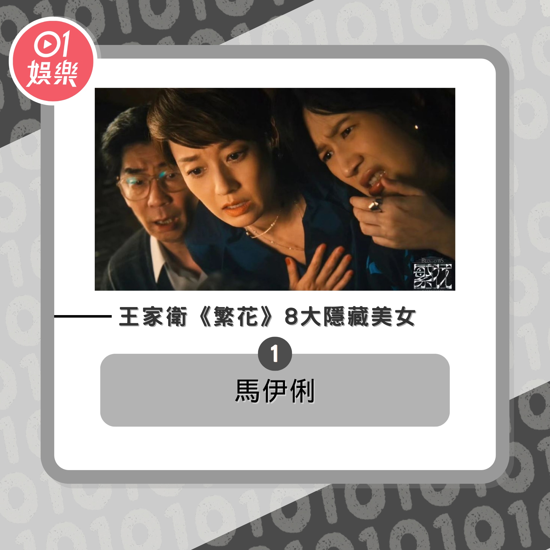 王家衛《繁花》8大隱藏美女（01製圖／《繁花》劇照）