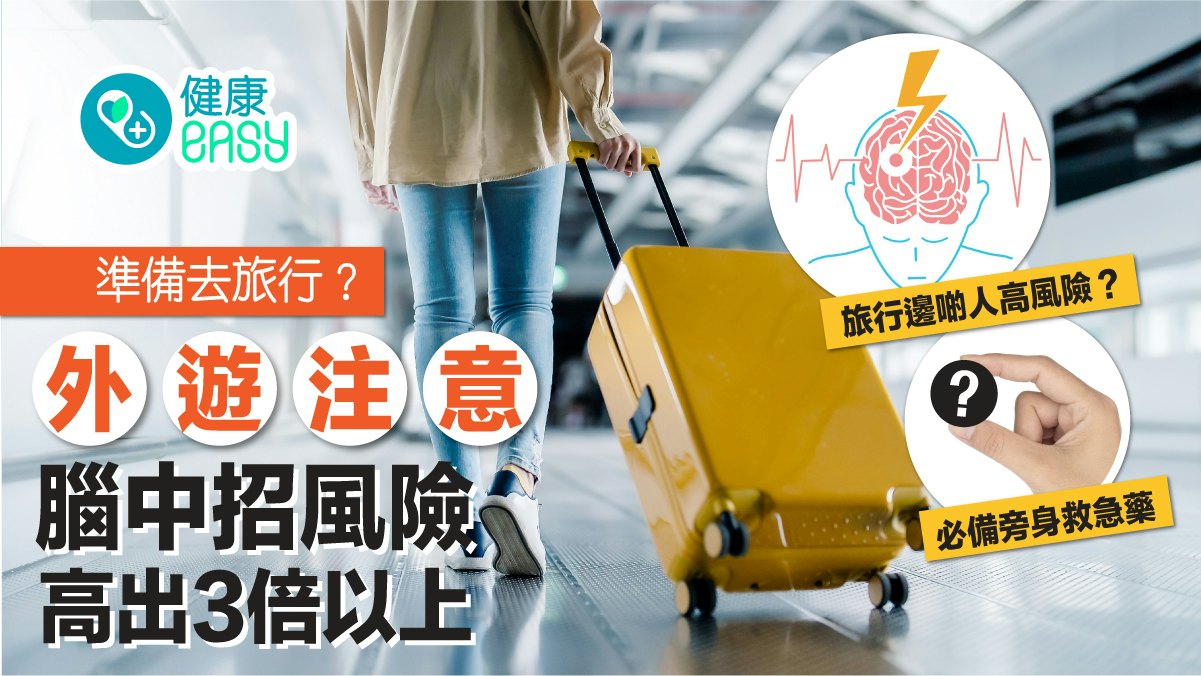 外遊注意丨長新冠後遺 腦中招風險高出3倍以上 外遊注意丨長新冠後遺 腦中招風險高出3倍以上