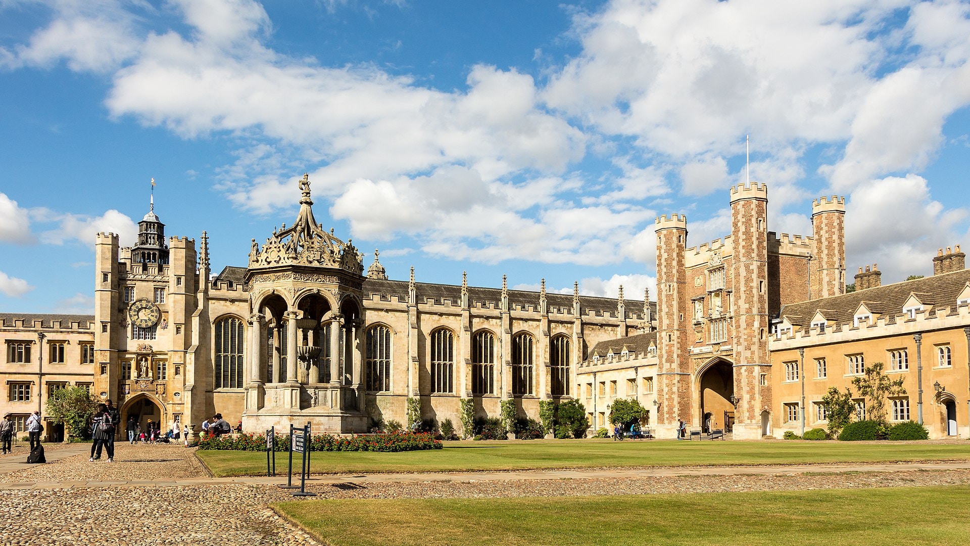 圖為劍橋大學知名的三一學院（Trinity College, Cambridge）（wiki commons）