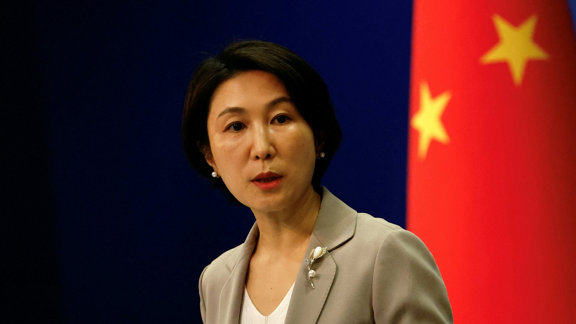 中國外交部:不要妄想台灣問題上越界踩線不用付出代價 中國外交部:不要妄想台灣問題上越界踩線不用付出代價