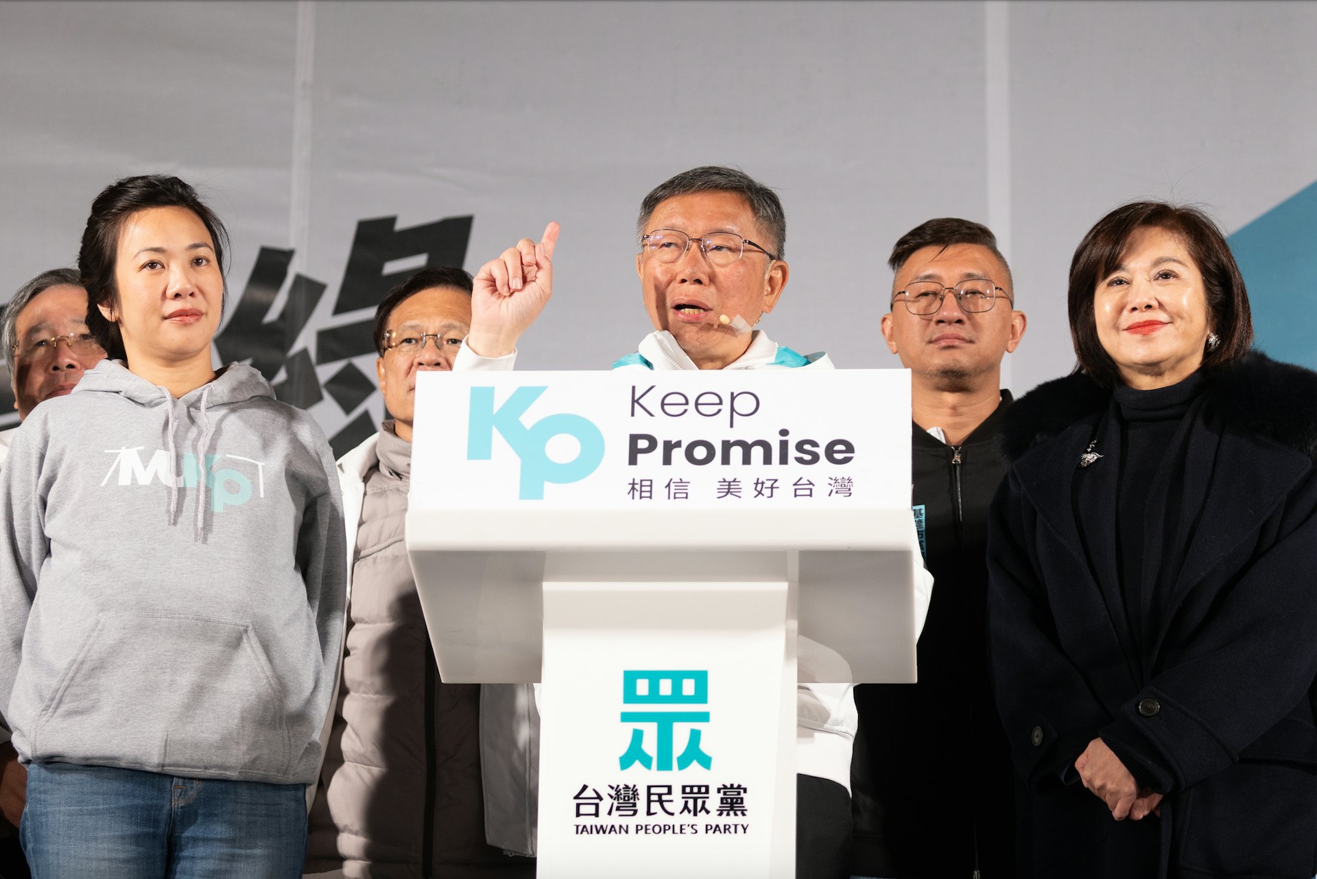 柯文哲在年輕人間有高支持度。(梁鵬威攝) 柯文哲在年輕人間有高支持度。(梁鵬威攝)