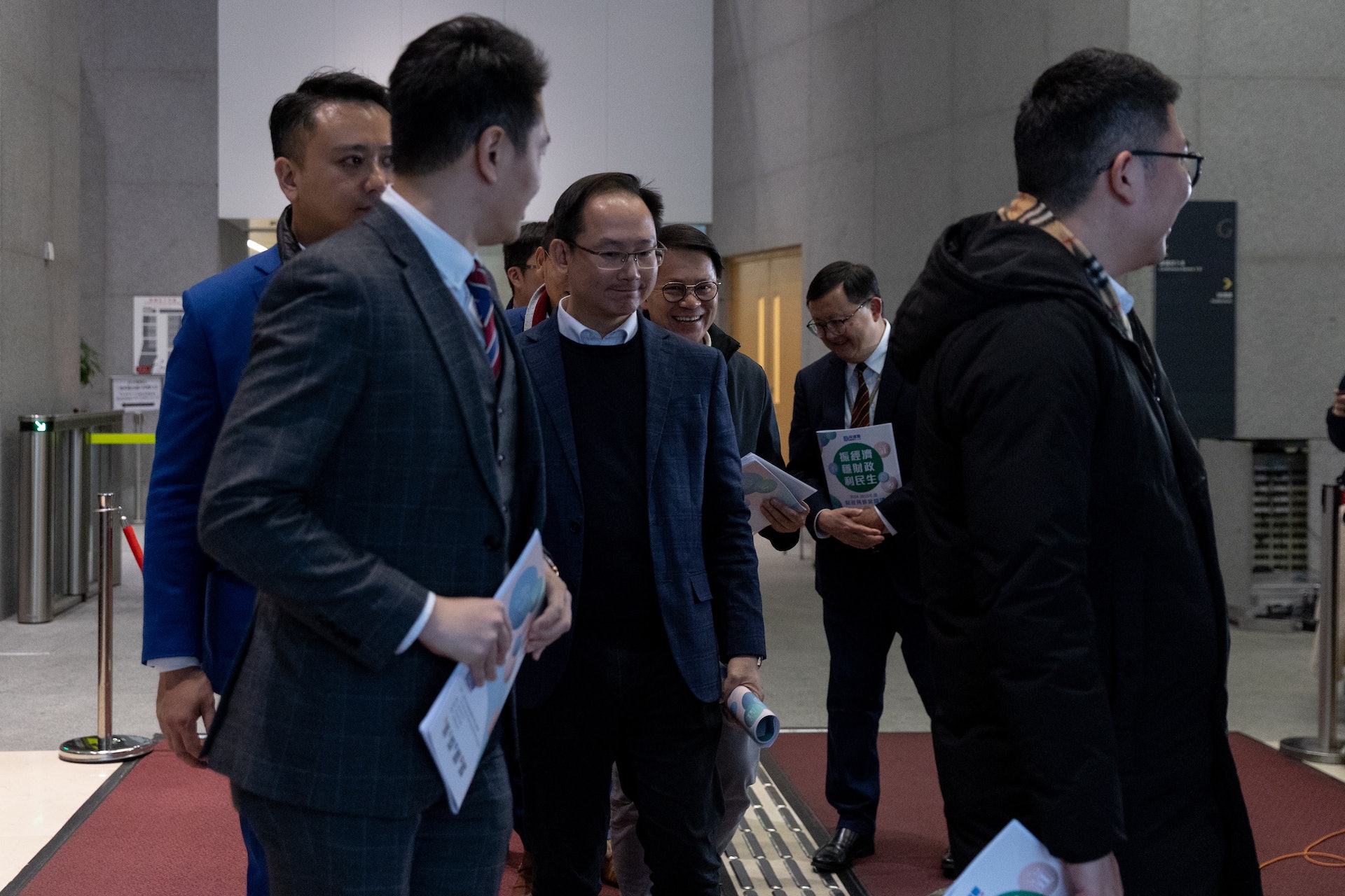 《財政預算案》下月28日發表,民建聯今日(25日)與財政司司長陳茂波會面,提出84項建議。(夏家朗攝) 《財政預算案》下月28日發表,民建聯今日(25日)與財政司司長陳茂波會面,提出84項建議。(夏家朗攝)