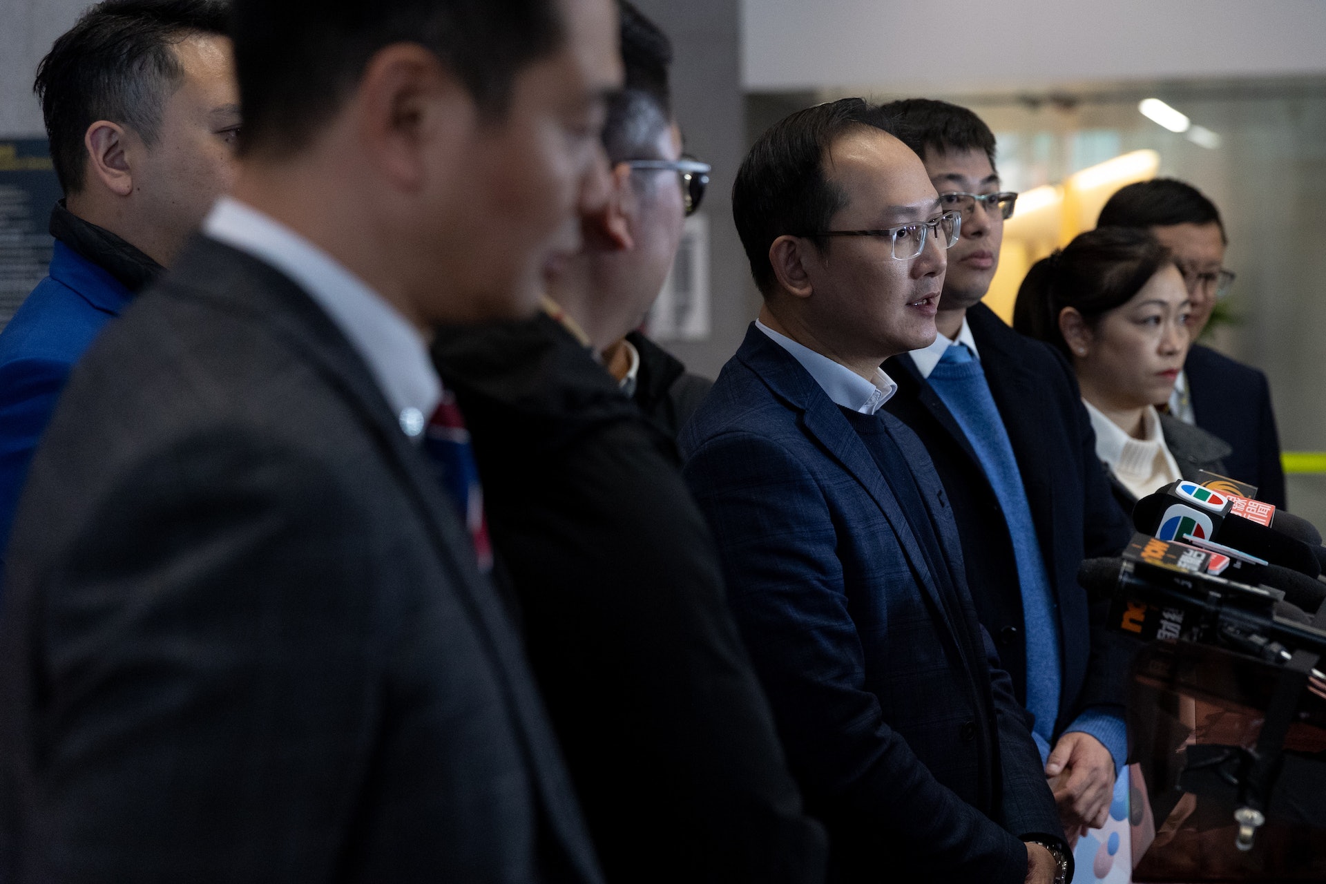 《財政預算案》下月28日發表,民建聯今日(25日)與財政司司長陳茂波會面,提出84項建議。(夏家朗攝) 《財政預算案》下月28日發表,民建聯今日(25日)與財政司司長陳茂波會面,提出84項建議。(夏家朗攝)