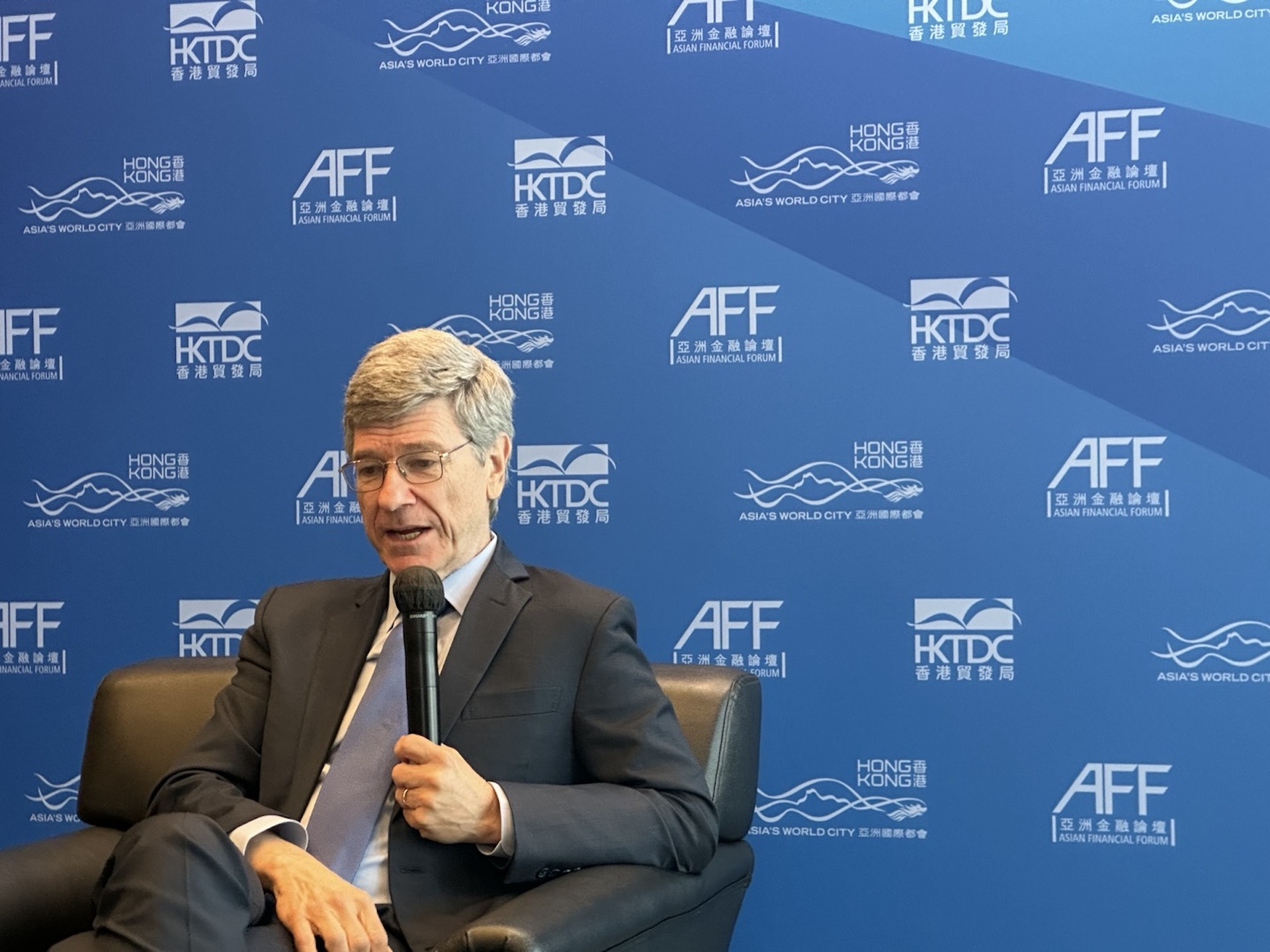 薩克斯(Jeffrey Sachs)。(資料圖片/毛詠琪攝) 薩克斯(Jeffrey Sachs)。(資料圖片/毛詠琪攝)