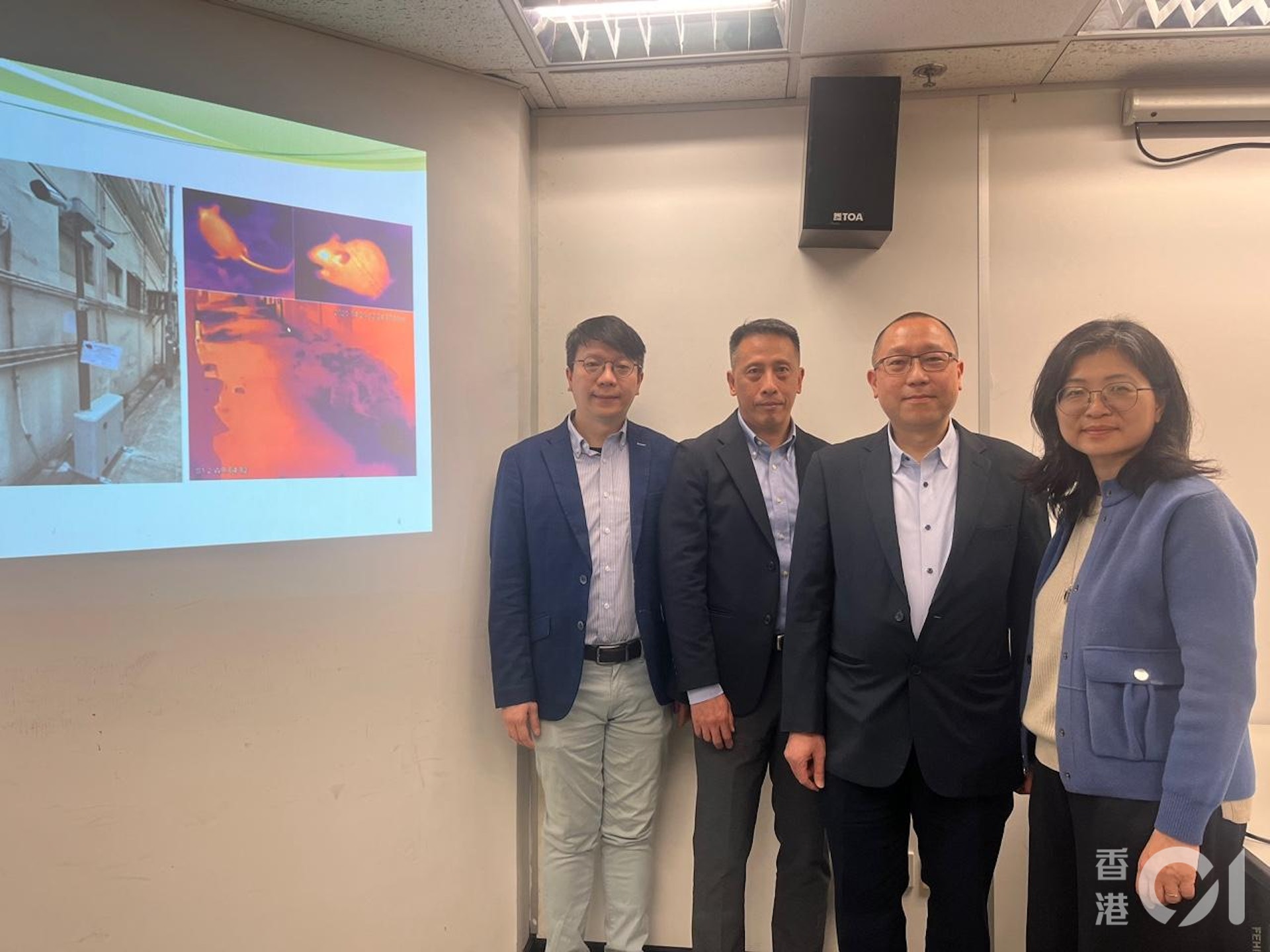 食環署公布推出「無鼠百分比」,取代現時的鼠患參考指數。(呂穎姍攝) 食環署公布推出「無鼠百分比」,取代現時的鼠患參考指數。(呂穎姍攝)