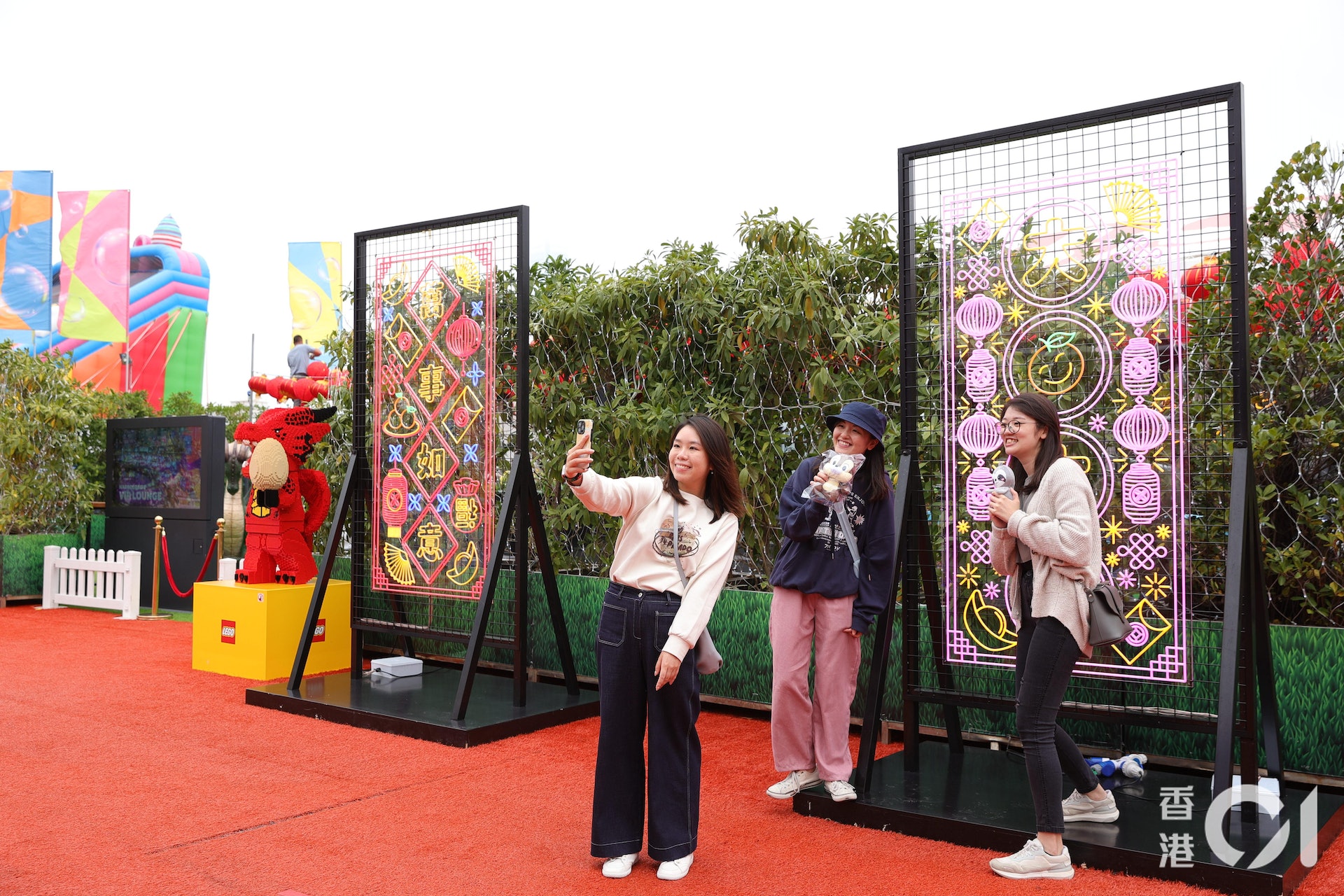 賀年打卡點(鄭子峰攝) 賀年打卡點(鄭子峰攝)