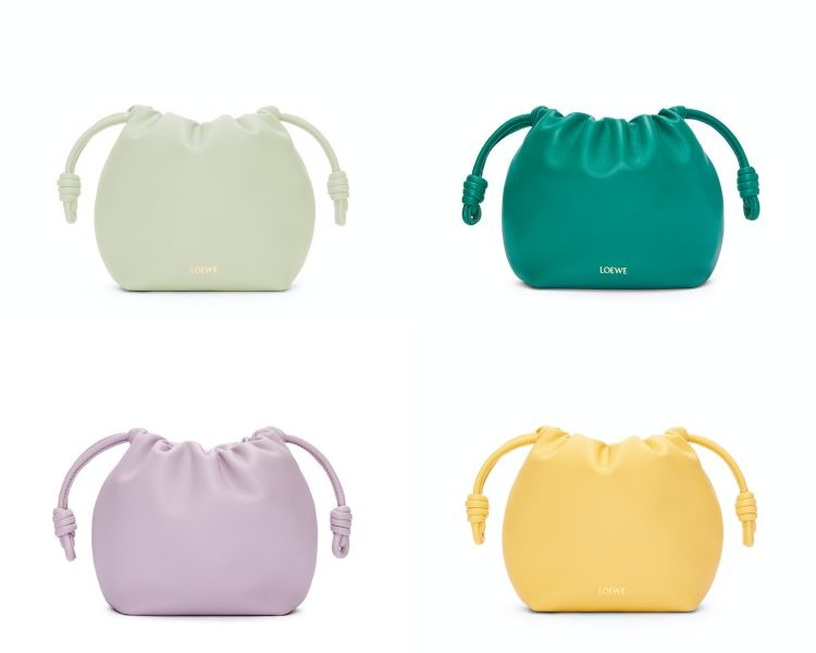 LOEWE 手袋 新包| LOEWE 上架2024秋冬秀款限定系列Squeeze 手袋：瓷器和挂毯