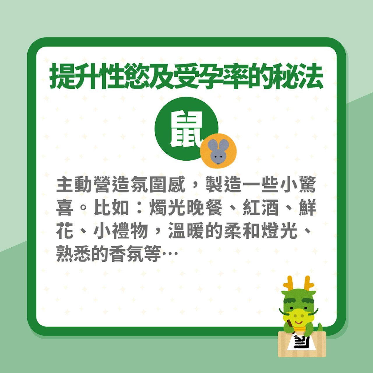 12生肖性愛運勢及生龍寶寶密技(01製圖) 12生肖性愛運勢及生龍寶寶密技(01製圖)