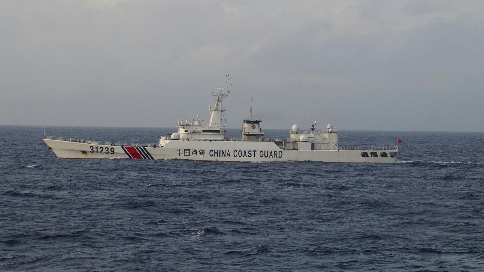 兩岸交惡四艘大陸海警船艦於廈金海域周邊航行最長一艘近百米