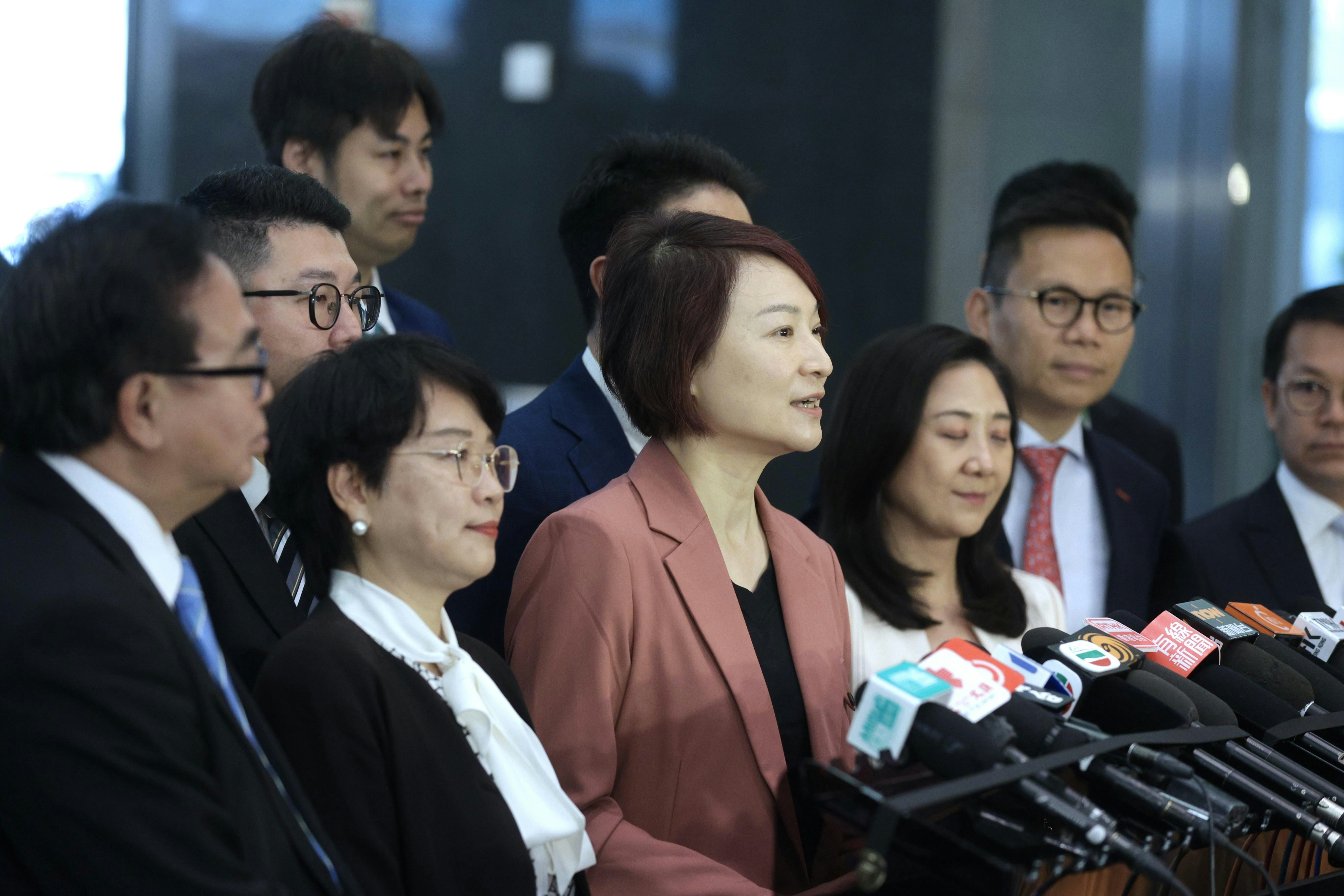 李慧琼指夏寶龍十分關心香港情況（歐嘉樂攝）
