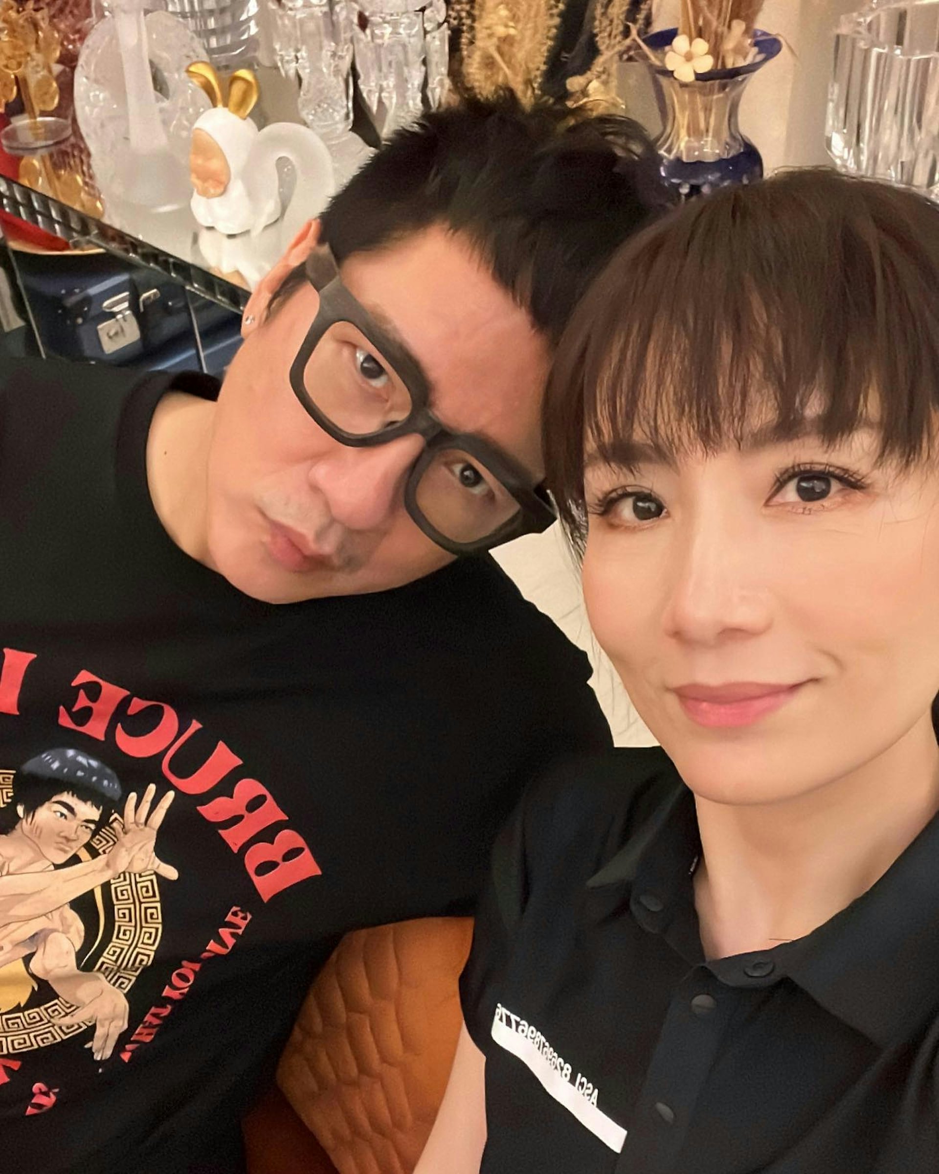 單立文(豹哥)與胡蓓蔚婚後一直恩愛。(IG圖片) 單立文(豹哥)與胡蓓蔚婚後一直恩愛。(IG圖片)